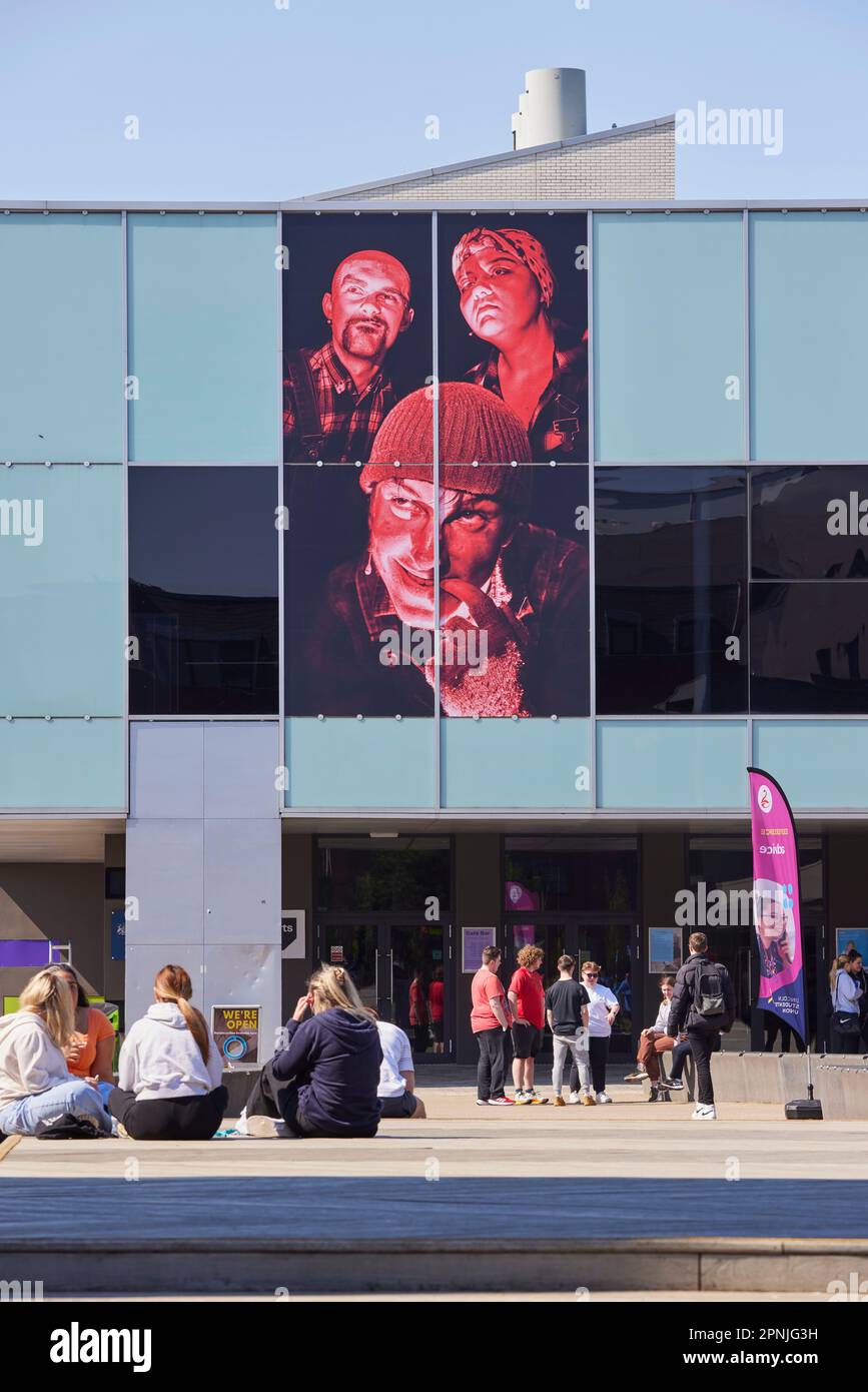 Lincoln Arts Centre (LAC, früher LPAC) an der University of Lincoln - Lincoln, Lincolnshire, Großbritannien, Europa 2023 Stockfoto