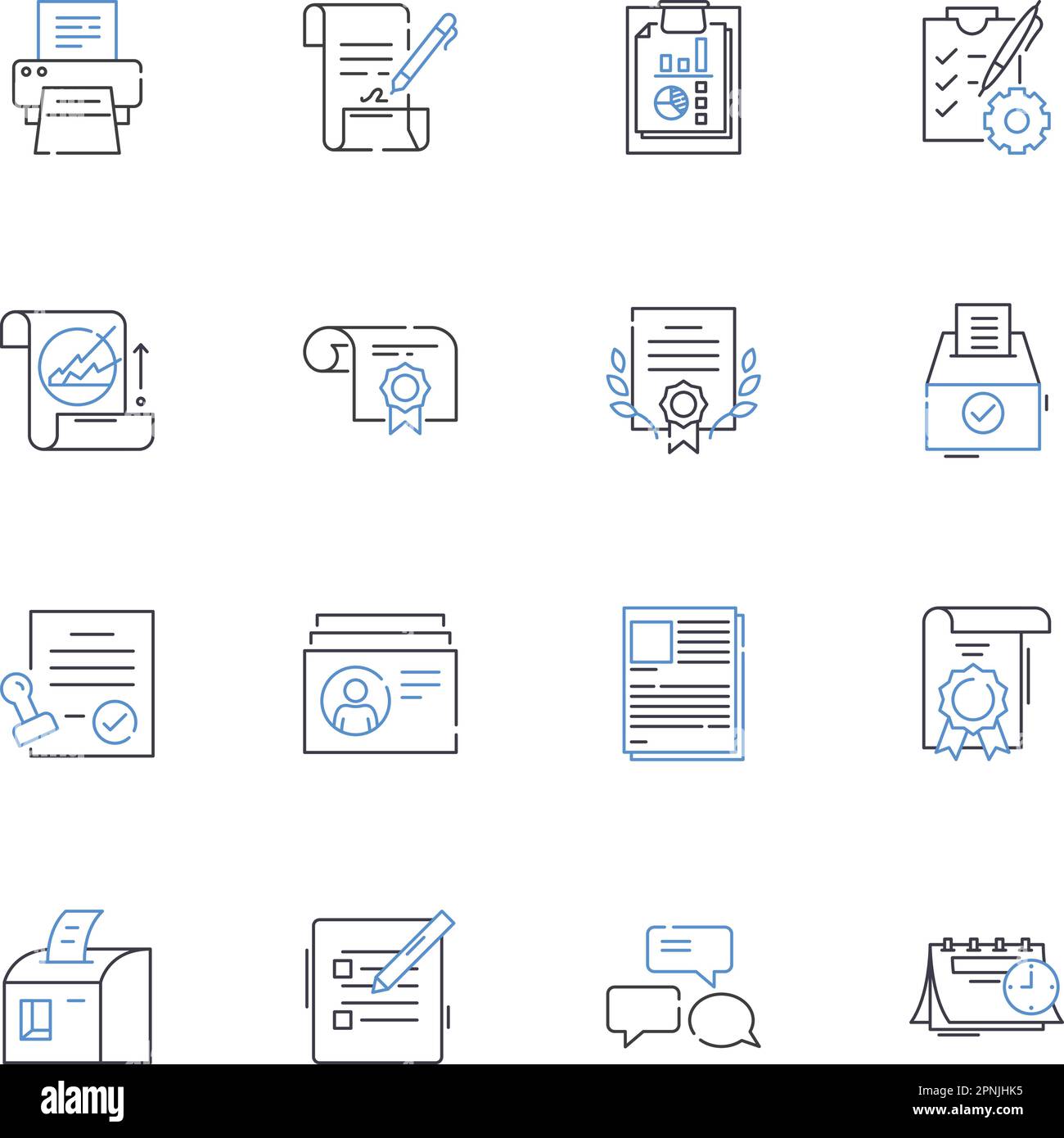 Symbolsammlung für Formulierungen. Sprache, Phrasierung, Aussage, Ausdruck, Prosa, T, Vokabelvektor und lineare Darstellung. Syntax,Wörter Stock Vektor