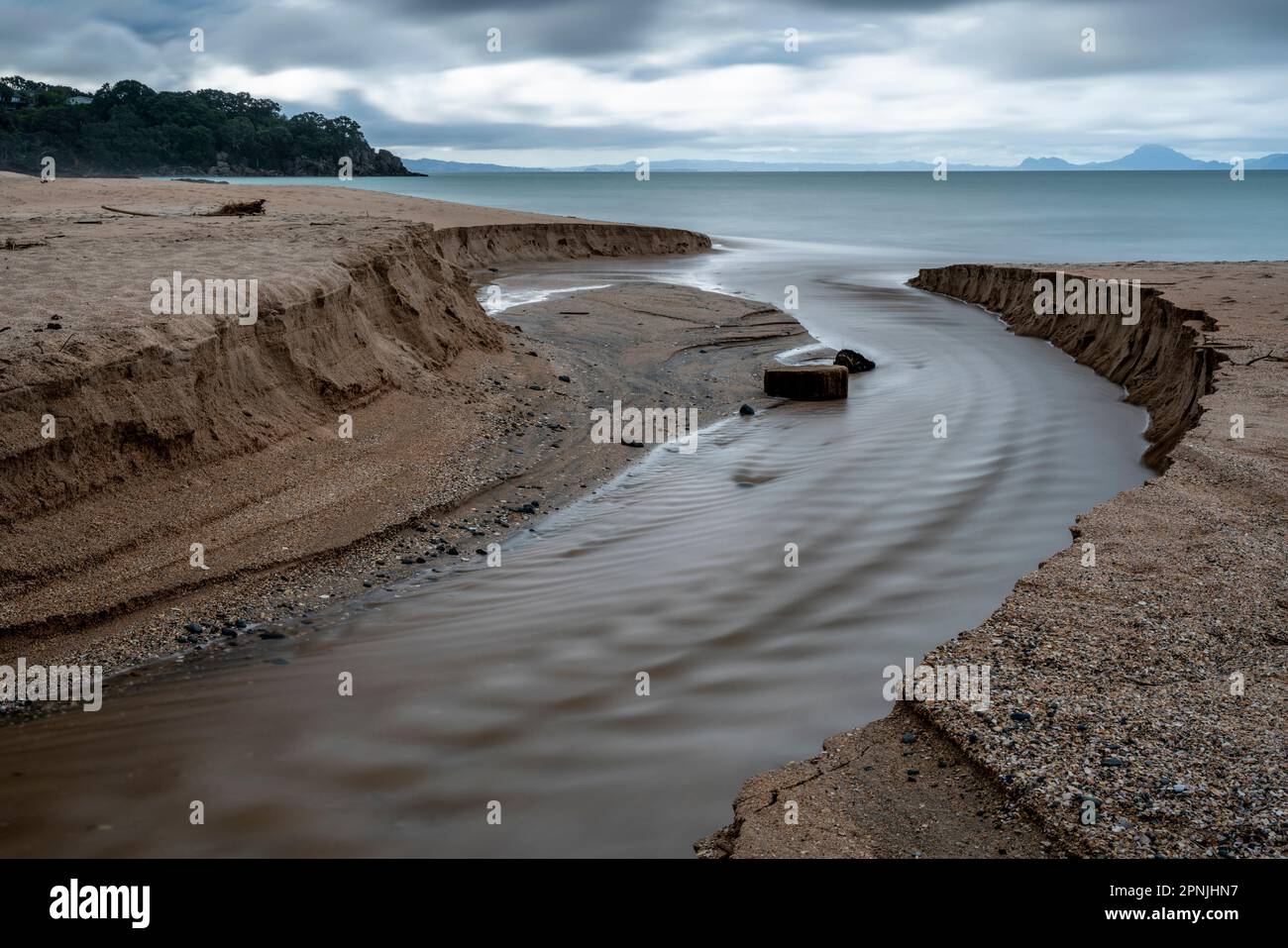 Langs Beach, Bream Bay, Northland, Neuseeland Stockfoto