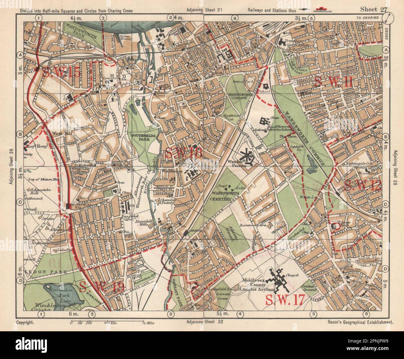 Mappa di wimbledon Fotos und Bildmaterial in hoher Auflösung Alamy