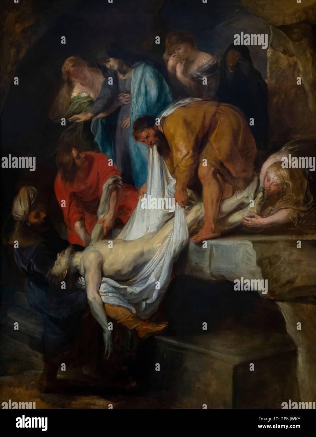 Abfahrt vom Kreuz, Peter Paul Rubens, 1615-1616, Courtauld Gallery, London, England, Großbritannien Stockfoto