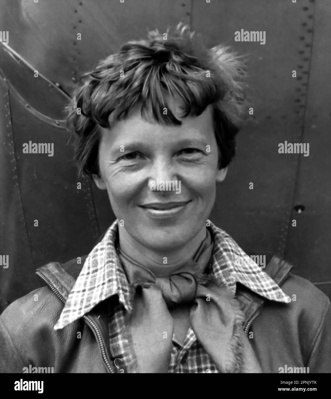 Amelia Earhart (1897-1937), Foto von Underwood und Underwood, 1937 Stockfoto