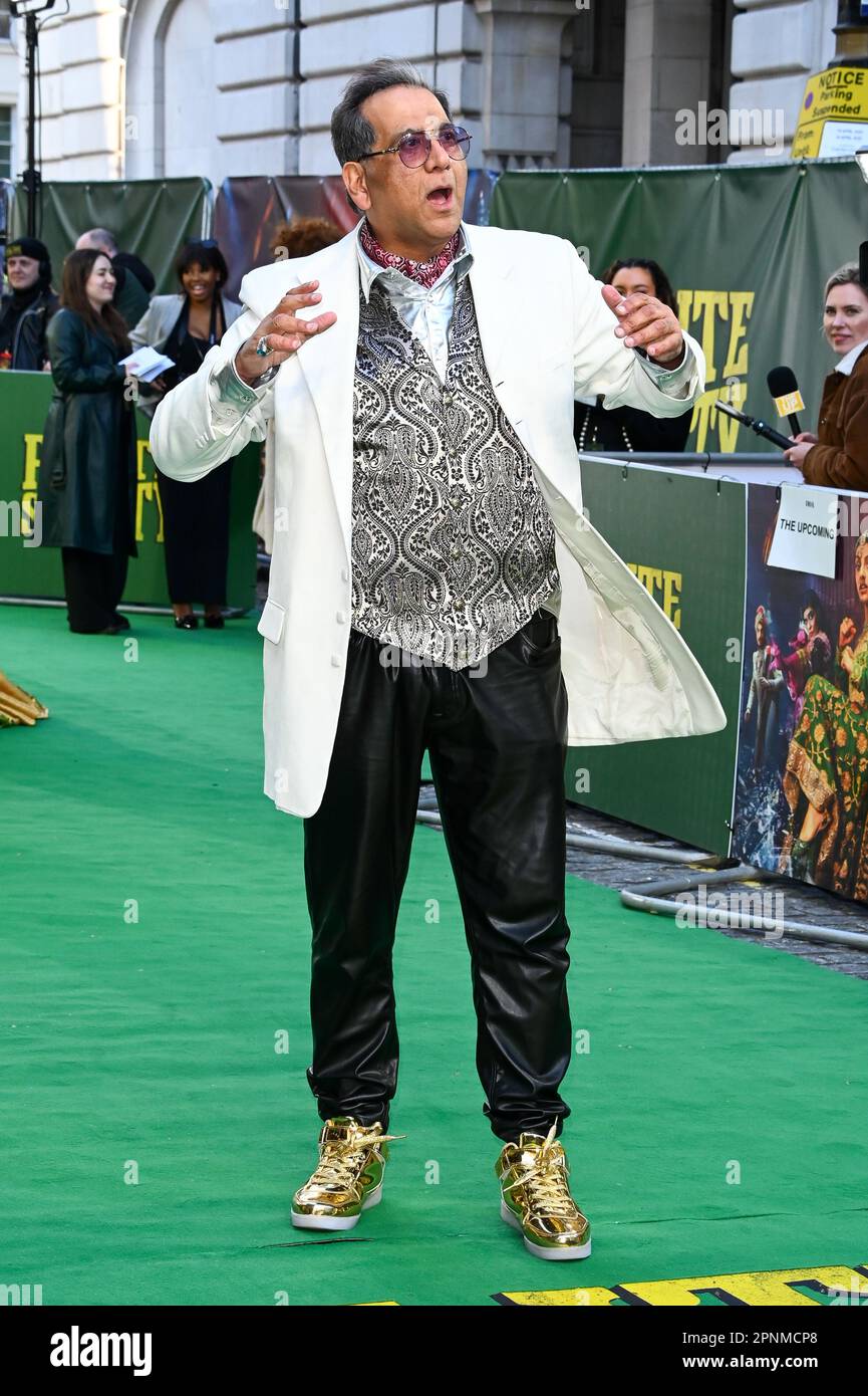 Jeff Mirza trifft bei der Special Screening of Polite Society in Curzon Mayfair, London, UK ein. Foto aufgenommen am 19. April 2023. Kredit: Siehe Li/Picture Capital/Alamy Live News Stockfoto