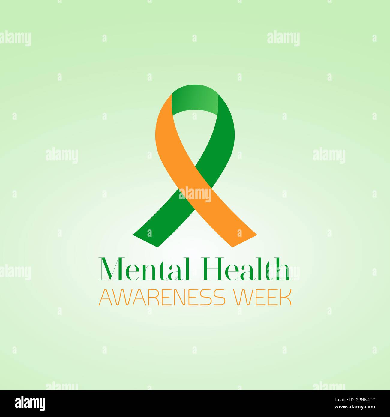Nationale Woche für psychische Gesundheit. May ist die Woche des Bewusstseins für psychische Gesundheit. Vektorvorlage für Banner, Grußkarte, Poster mit Hintergrund. Vektor Stock Vektor