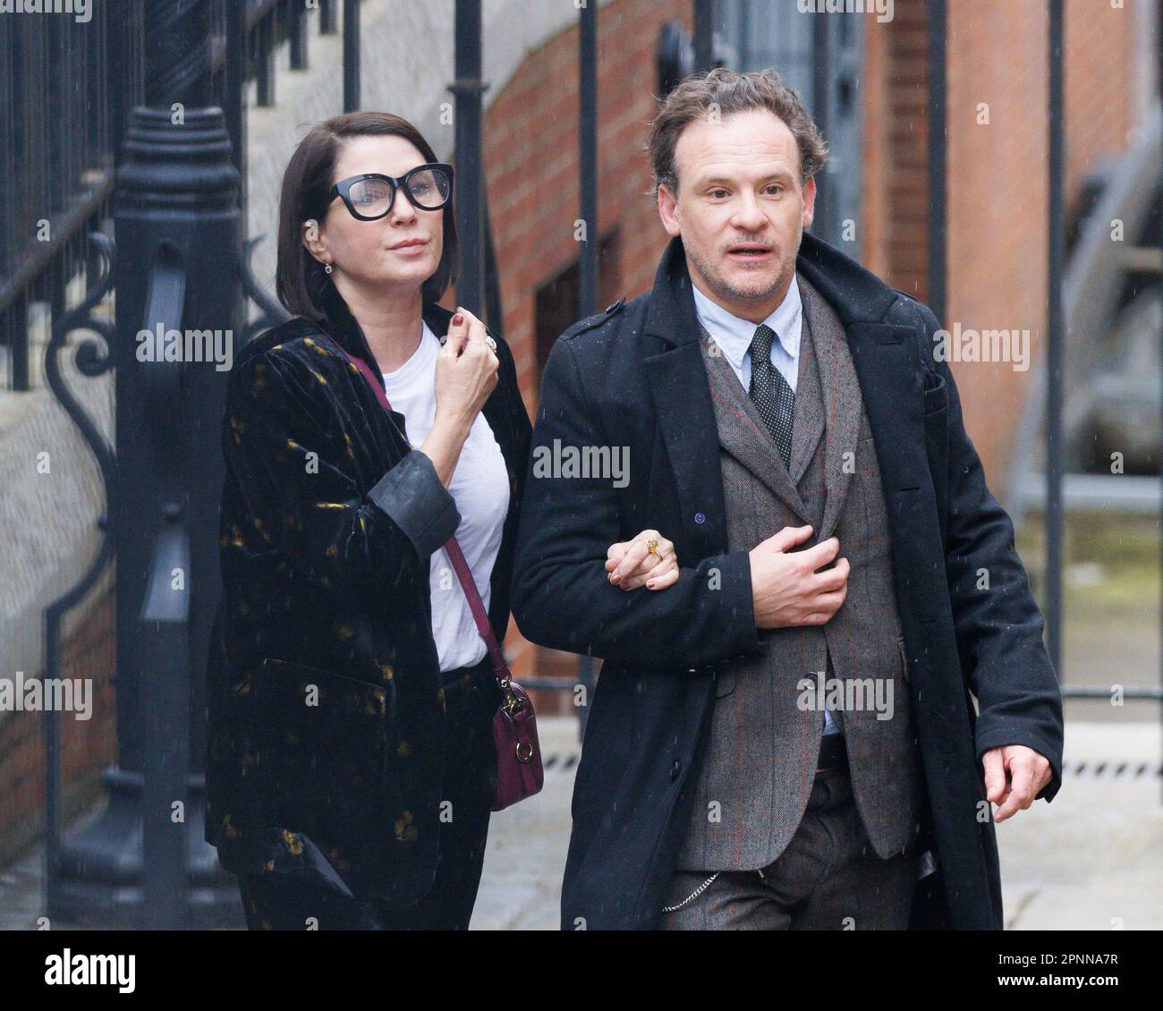 Sadie Frost kommt heute Morgen vor den königlichen Gerichten an. Aufnahme am 29. März 2023. © Belinda Jiao jiao.bilin@gmail.com 07598931257 htt Stockfoto