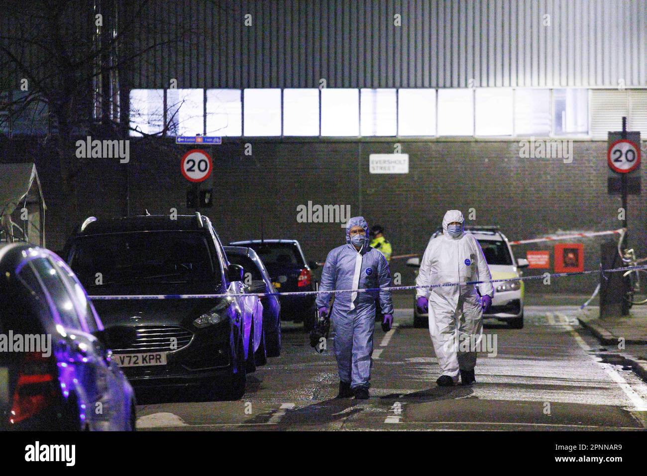 Die Schießerei tötete heute Nachmittag drei in der Nähe von Church in Euston. Bild aufgenommen am 14. Januar 2023. © Belinda Jiao jiao.bilin@gmail.com 07598931257 https://www. Stockfoto