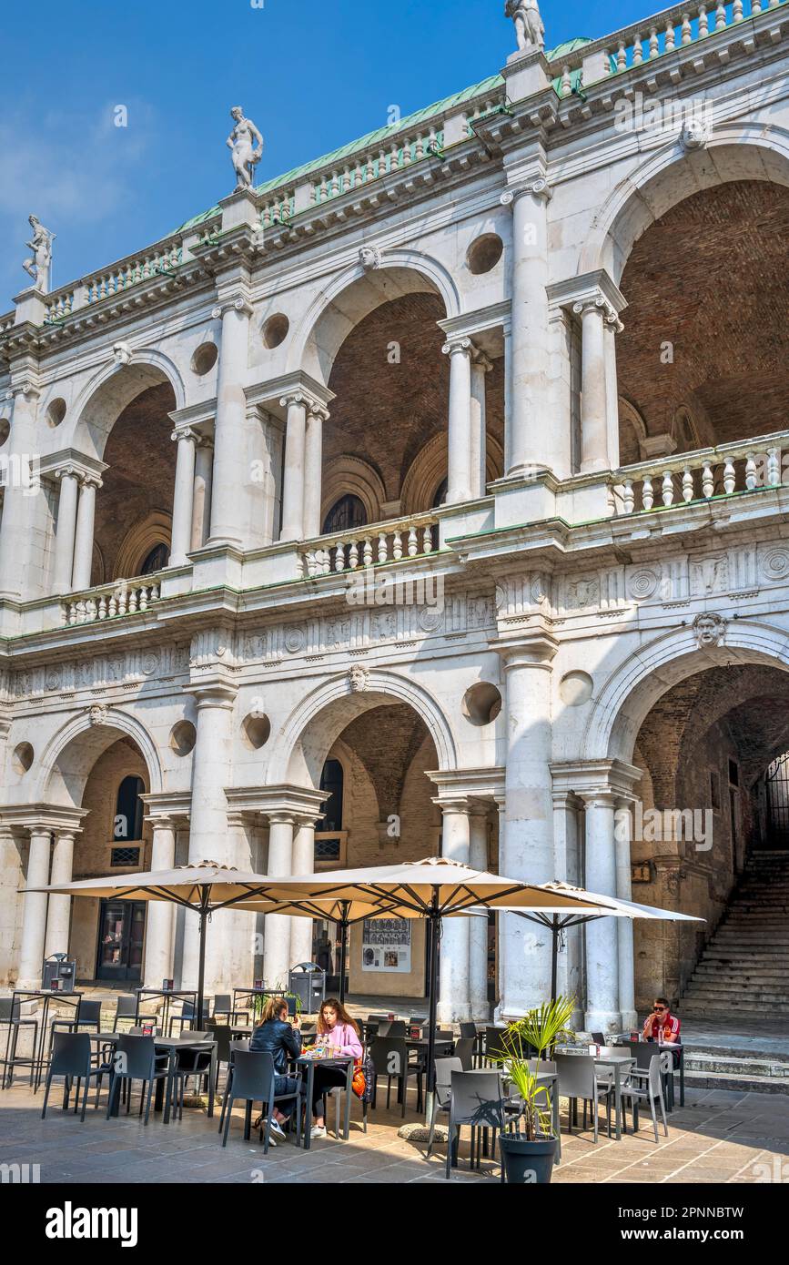 Basilica Palladiana, Vicenza, Venetien, Italien Stockfoto
