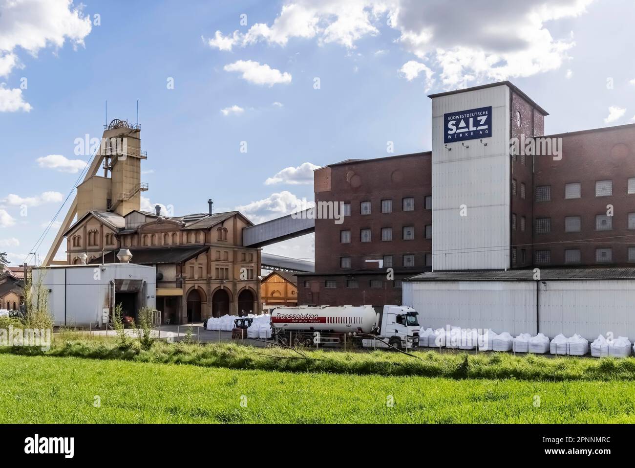 Suedwestdeutsche Salzwerke AG (SWS AG), Hersteller von Steinsalz und verdampftem Salz. Besuchermine der in Bad Friedrichshall-Kochendorf, Bad Stockfoto