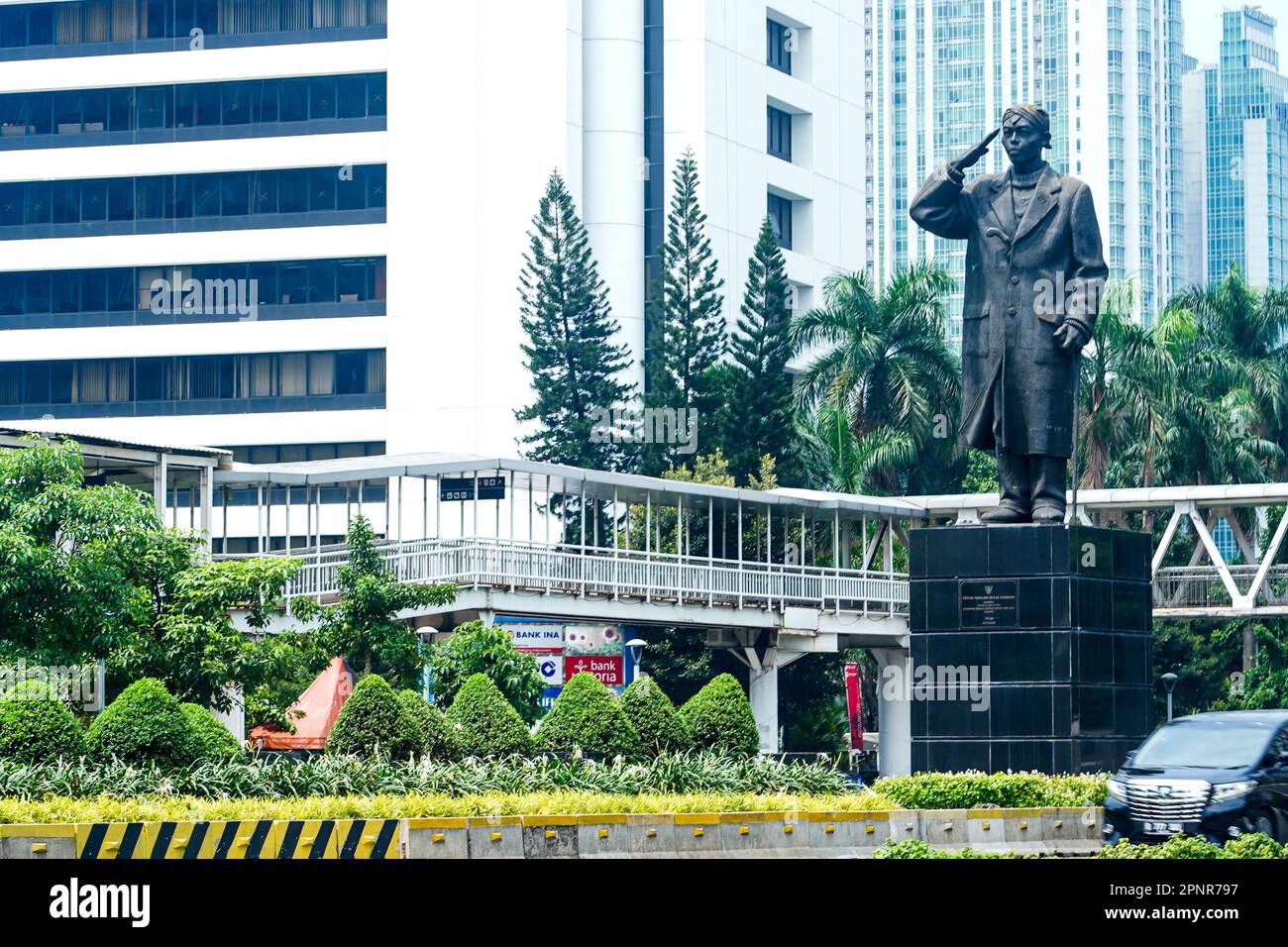 Jakarta, Indonesien. 20. April 2023 Das Statur von General Sudirman