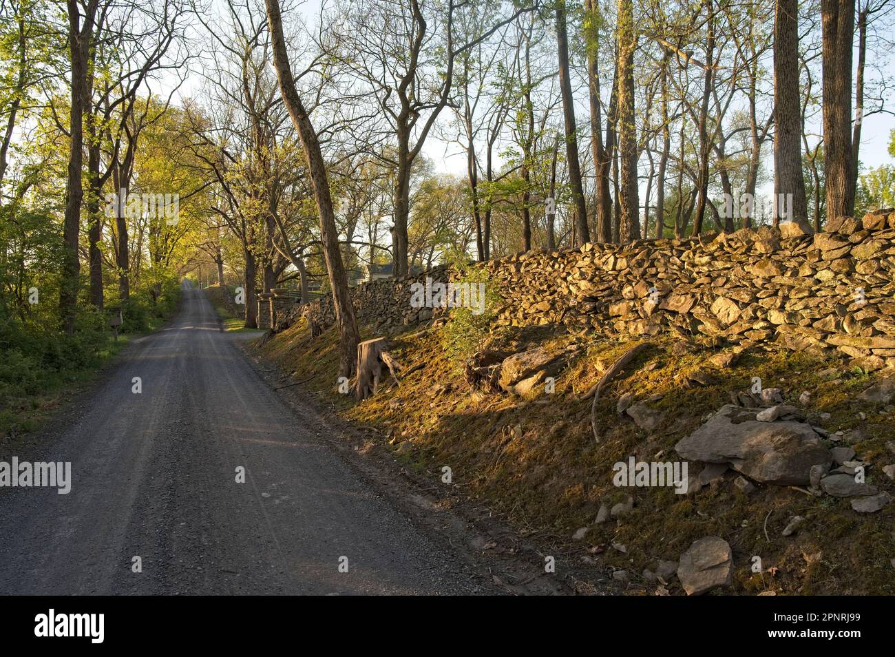 Vereinigte Staaten April 15 2023 TStonewall entlang der Millville