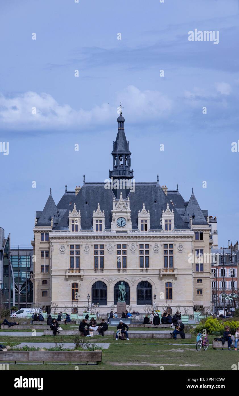 Das Rathaus von Vincennes, Pris, Frankreich Stockfoto