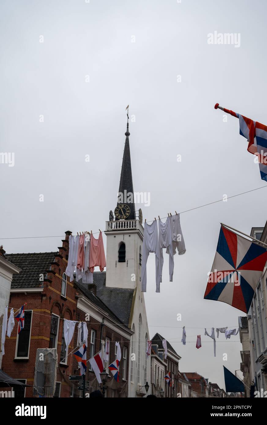 Brielle, Niederlande, feiert die Freiheit, die erste Stadt, die am 1. April 1572 von den Spaniern befreit wurde, die Geschichte der Niederlande Stockfoto