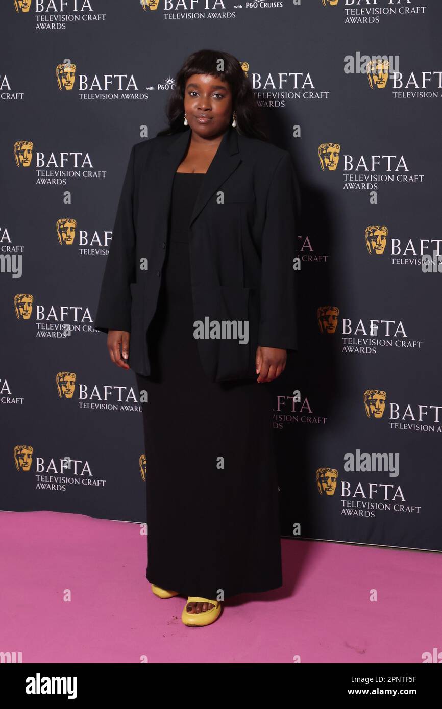 Lolly Adefope nimmt an der Nominierungsparty für die BAFTA TV and Craft Awards Teil, bei Tate Britain in London. Foto: Donnerstag, 20. April 2023. Stockfoto