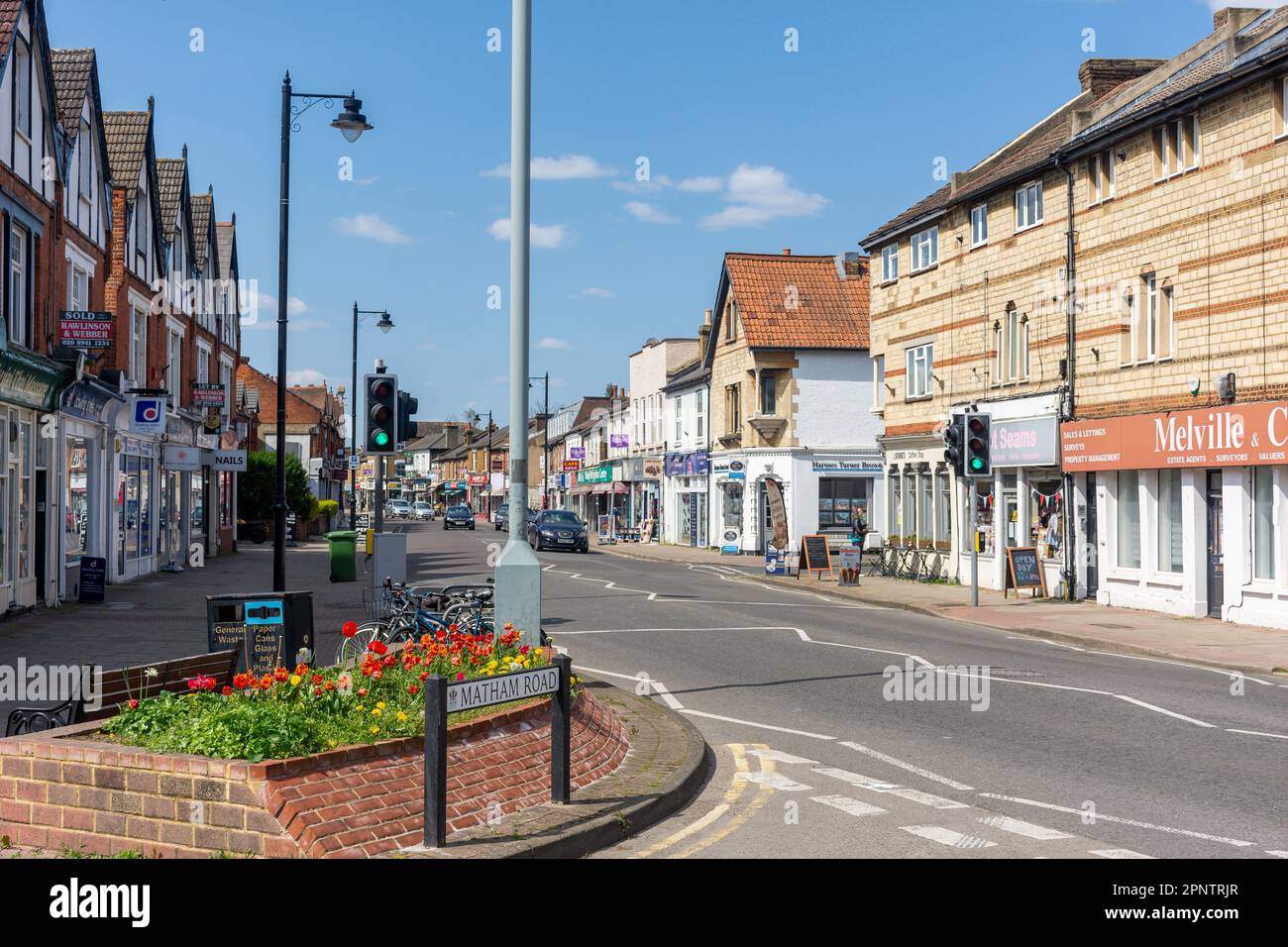 Walton Road, East Molesey, Surrey, England, Vereinigtes Königreich Stockfoto