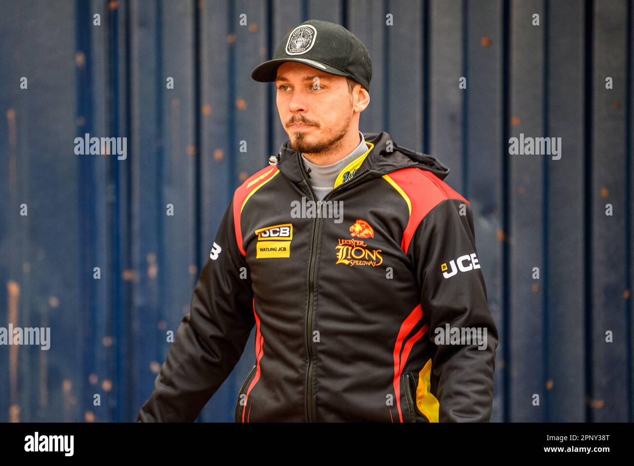 Nick Morris - Leicester Watling JCB Lions während des SGB Premiership-Spiels zwischen Leicester Lions und Belle Vue Aces in der Pidcock Motorcycles Arena, Leicester, am Donnerstag, den 20. April 2023. (Foto: Ian Charles | MI News) Guthaben: MI News & Sport /Alamy Live News Stockfoto