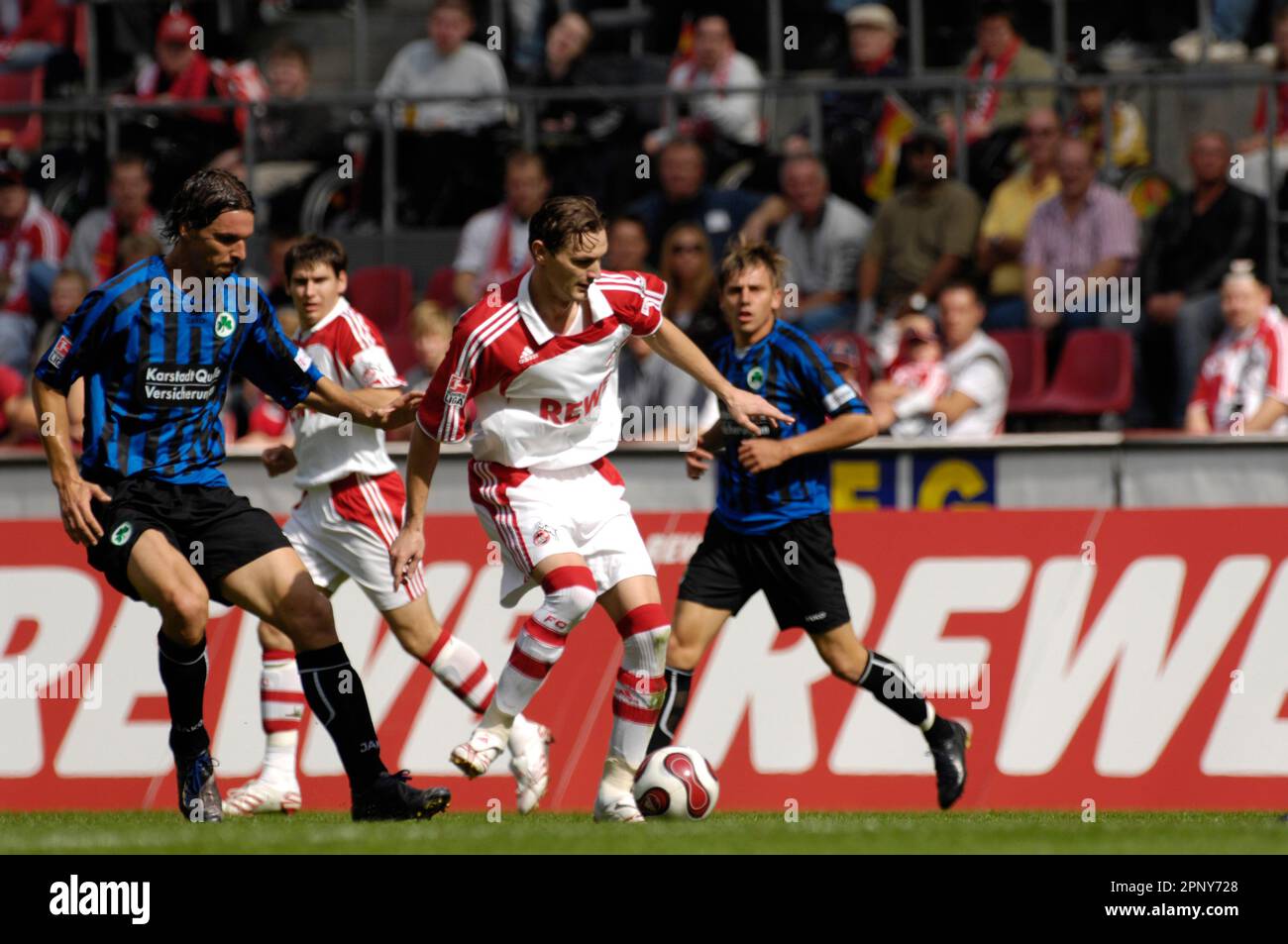 Milivoje Novakovic Aktion Fußball 2. Bundesliga, 1.FC Köln - Kreuther Fürth 0:0,16.9.2007 Stockfoto