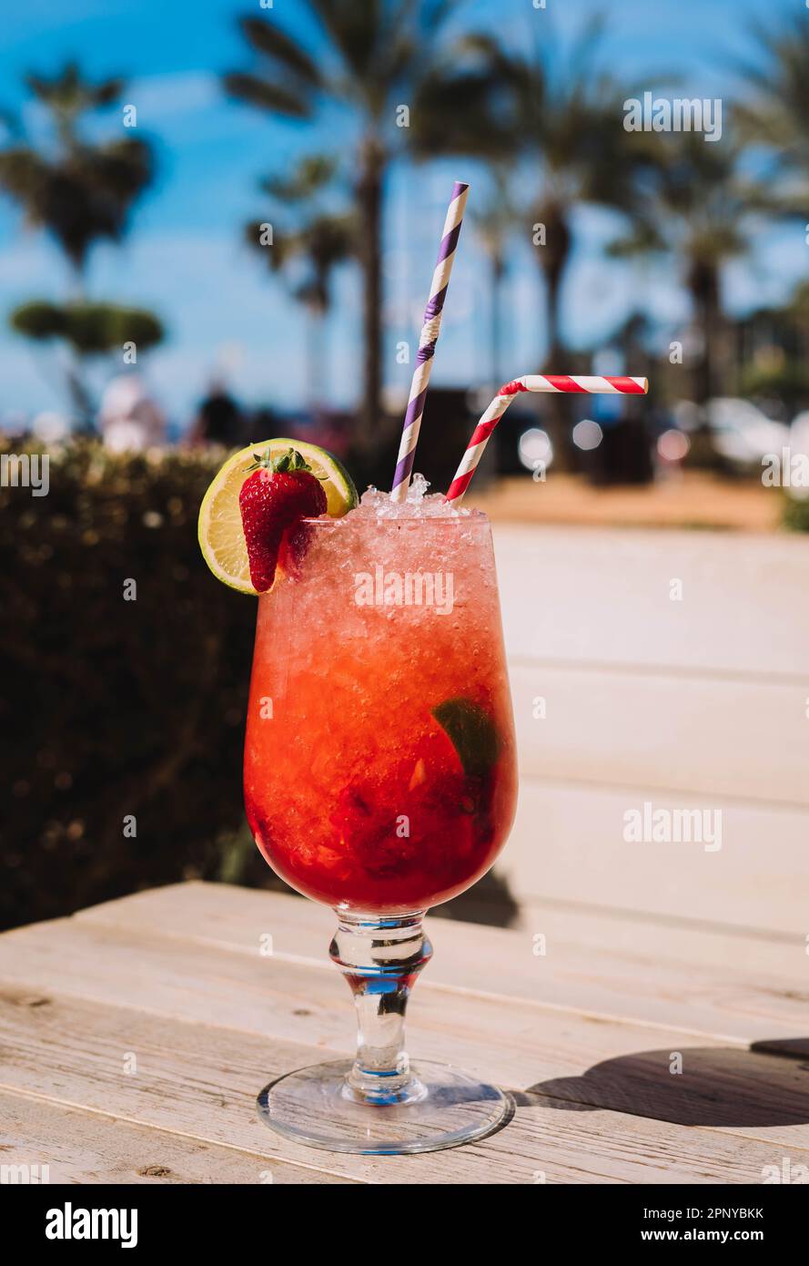 Mojito, ein traditioneller kubanischer Cocktail Stockfoto