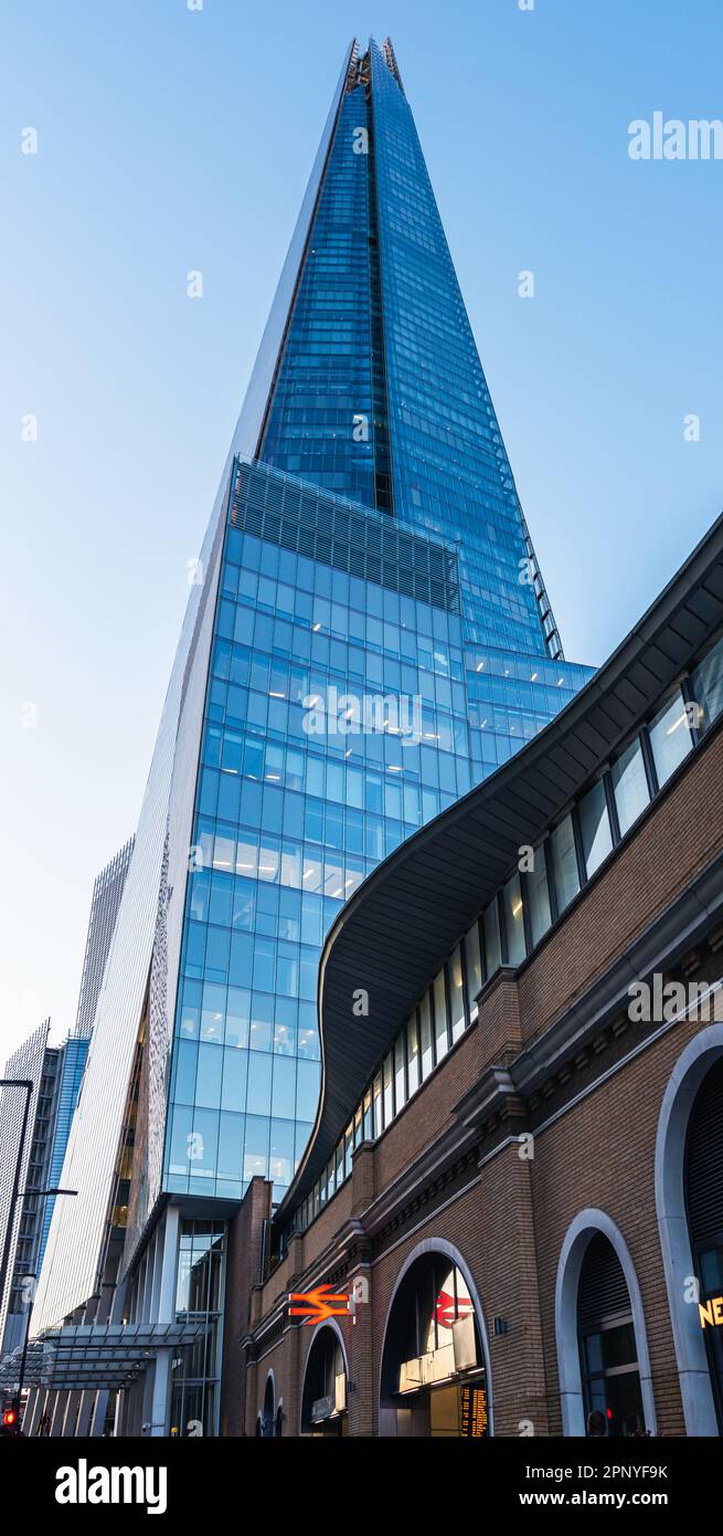 The Shard, Glass Wolkenkratzer in London, England Stockfoto