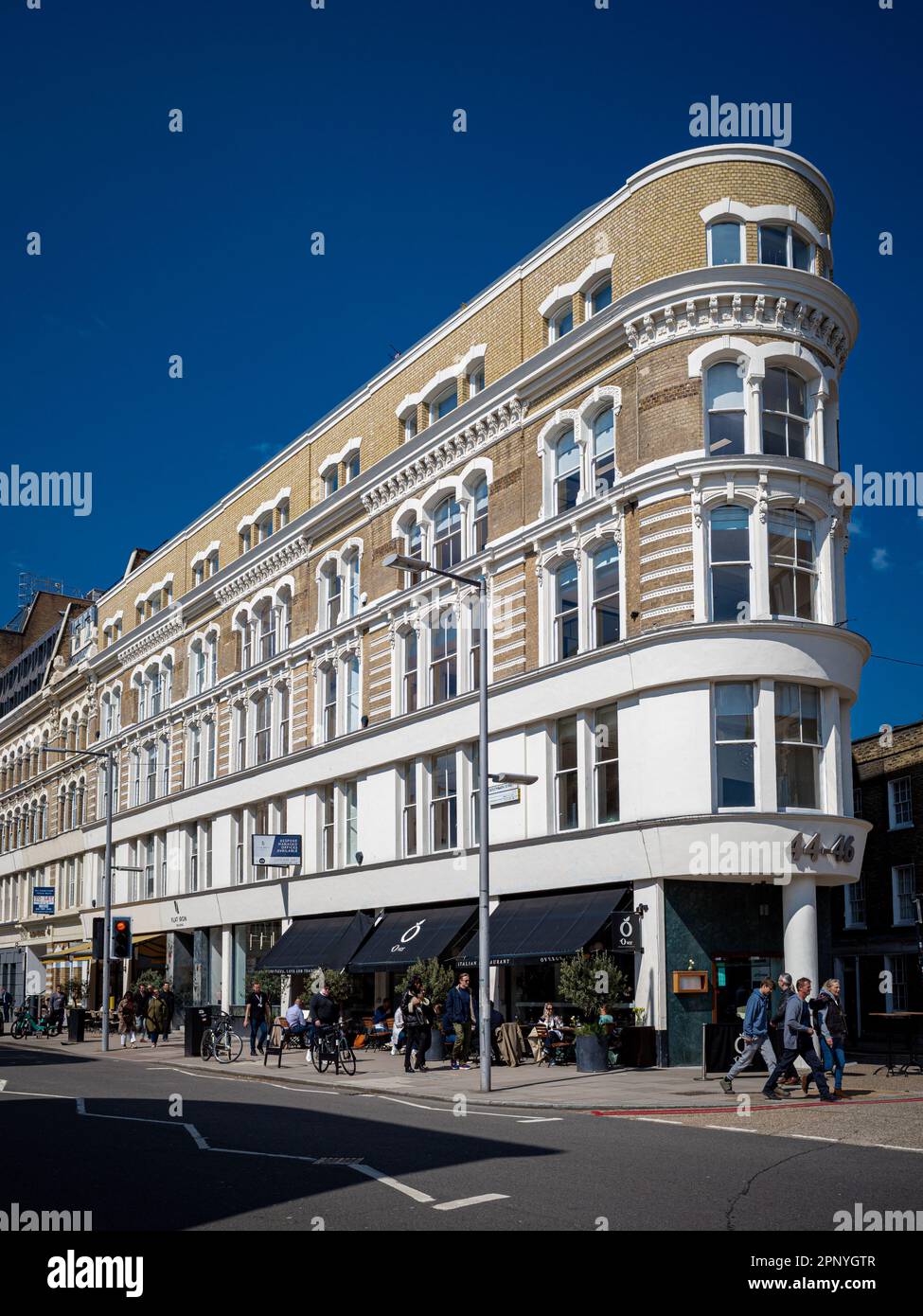 Flatiron Building, Southwark Street, London Bridge. Gebäude aus dem späten 19. Jahrhundert in der Soutwark St 44-46 nahe der London Bridge. Stockfoto