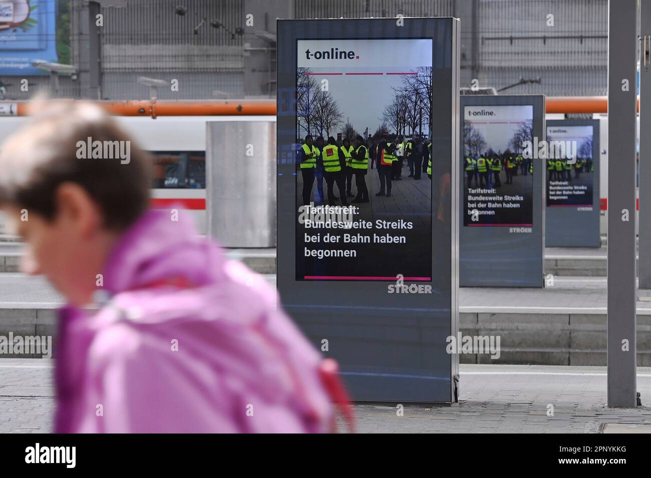 Streik Am Freitag, 21. April 2023 Am Münchner Hauptbahnhof: EVG Lähmt ...