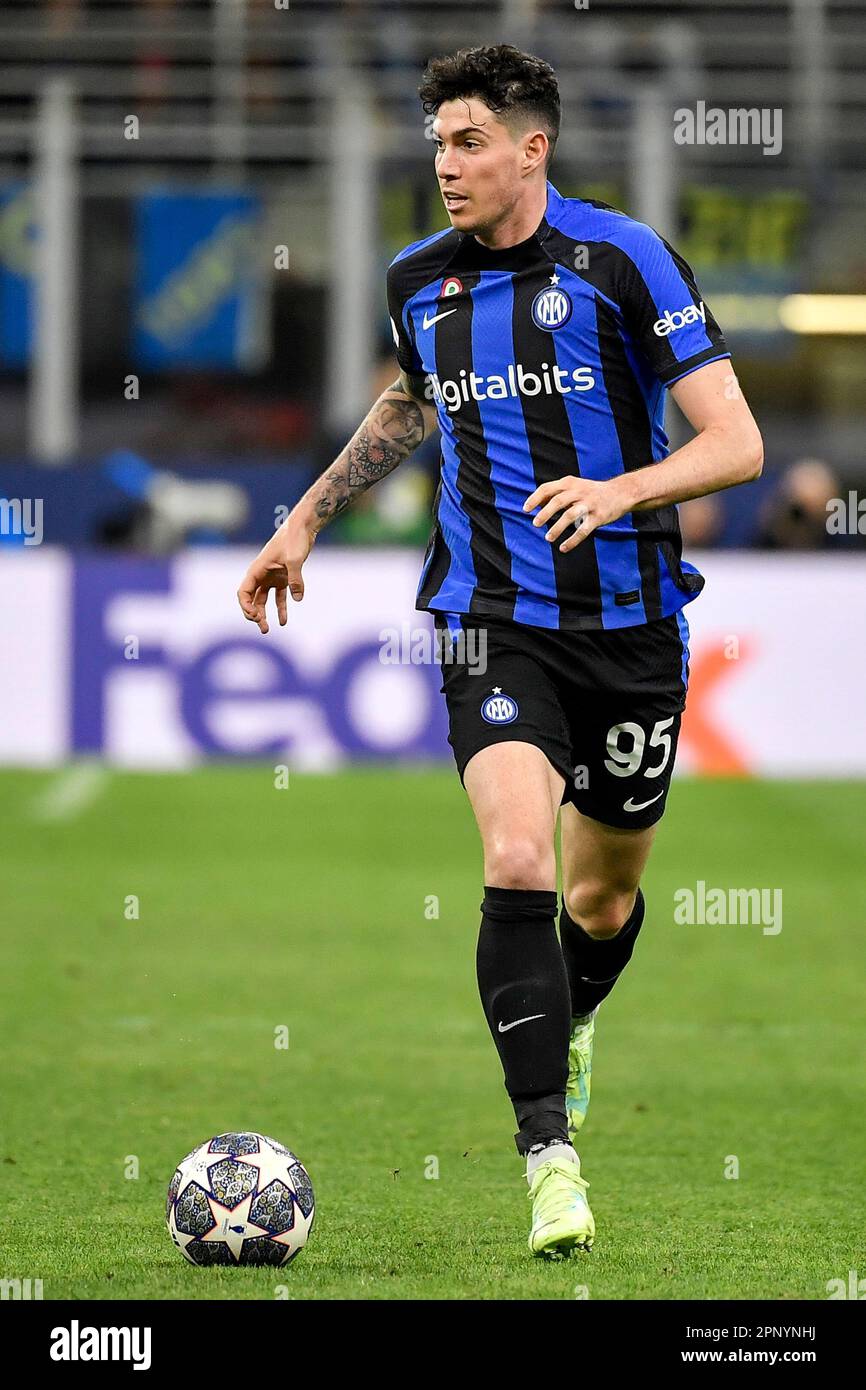 Alessandro Bastoni vom FC Internazionale in Aktion während des