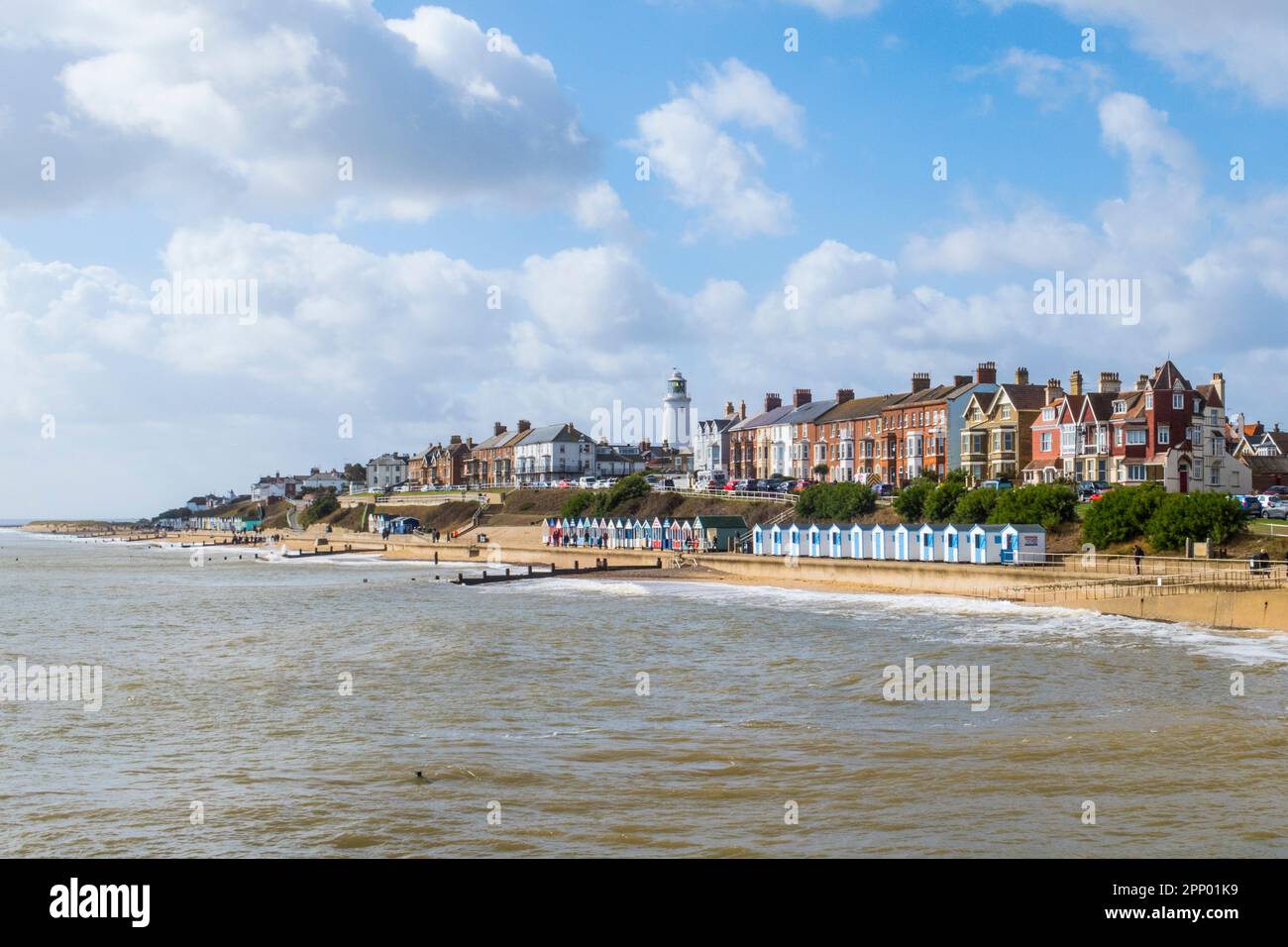 Küstenstadt Southwold, Suffolk an der britischen Küste Stockfoto