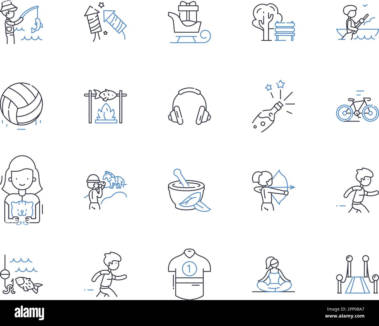 Kollektion von Liniensymbolen der Tourismusbranche. Urlaub, Reisen, Gastfreundschaft, Abenteuer, Tourismus, Sightseeing, Hospitality Vector und lineare Illustration Stock Vektor