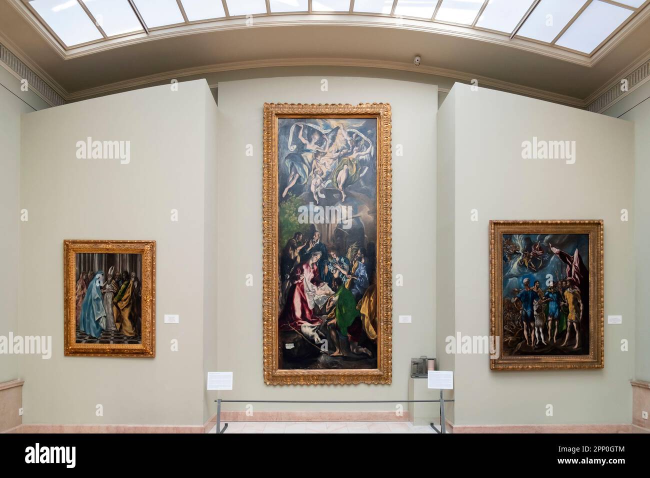 Das Innere des Nationalmuseums Art Bukarest befindet sich im ehemaligen