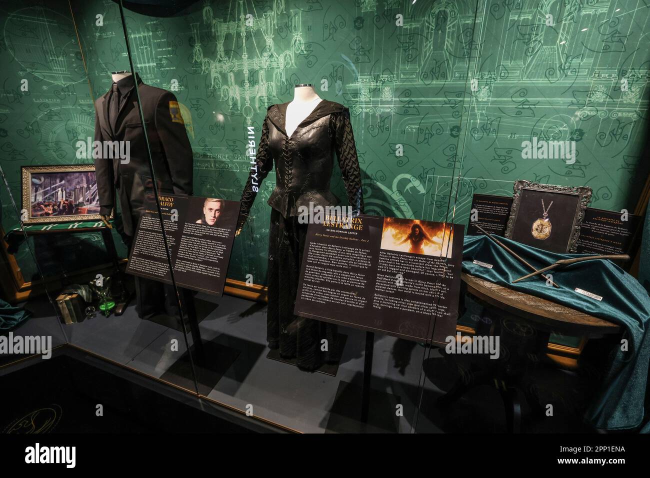 HARRY-POTTER-AUSSTELLUNG IN PARIS Stockfoto