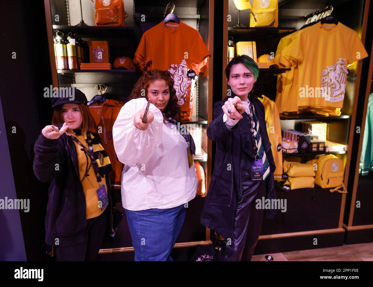 HARRY-POTTER-AUSSTELLUNG IN PARIS Stockfoto