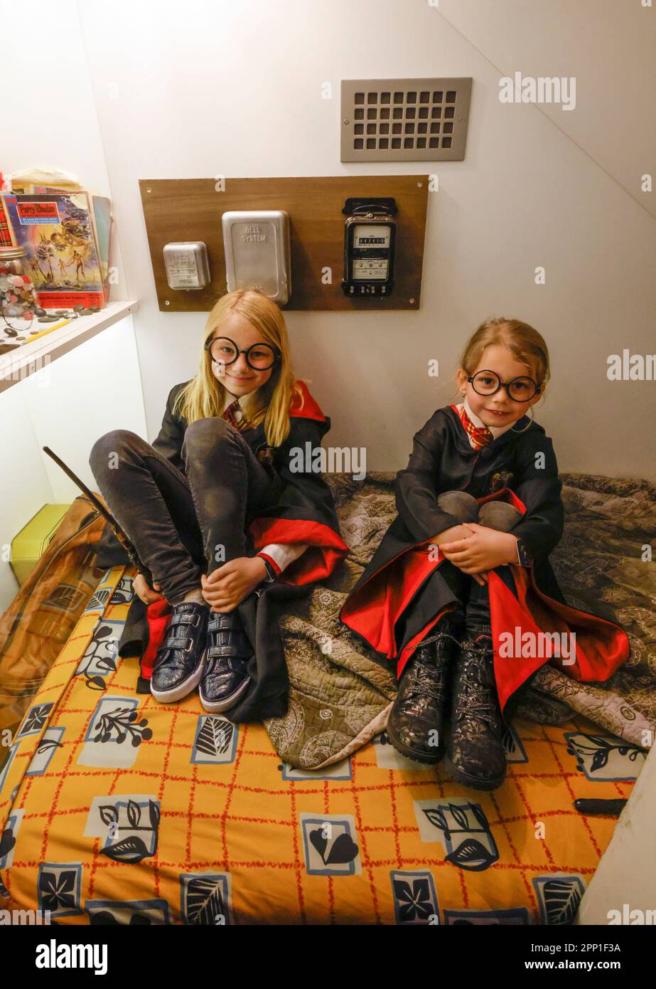 HARRY-POTTER-AUSSTELLUNG IN PARIS Stockfoto