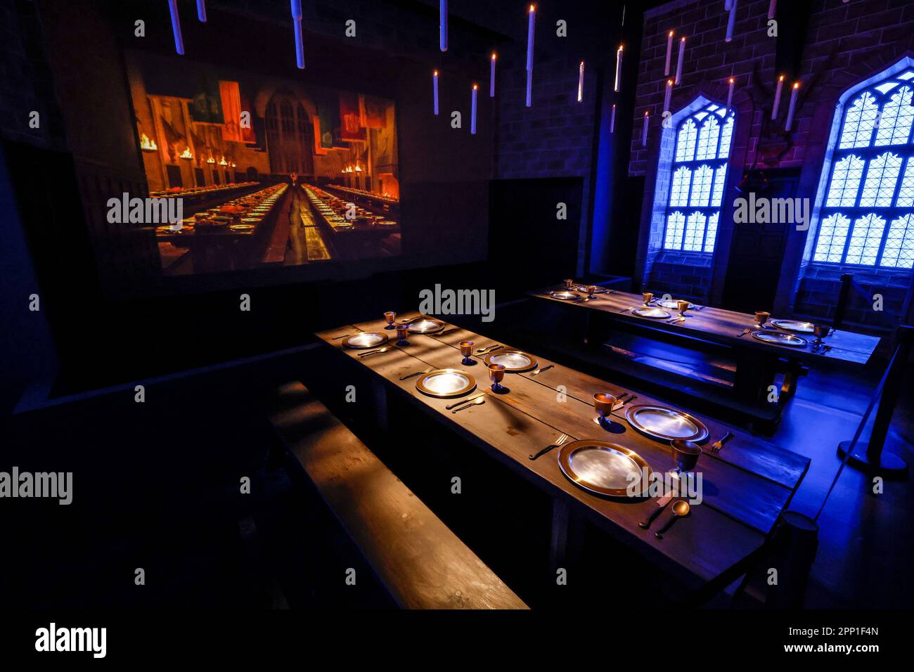 HARRY-POTTER-AUSSTELLUNG IN PARIS Stockfoto