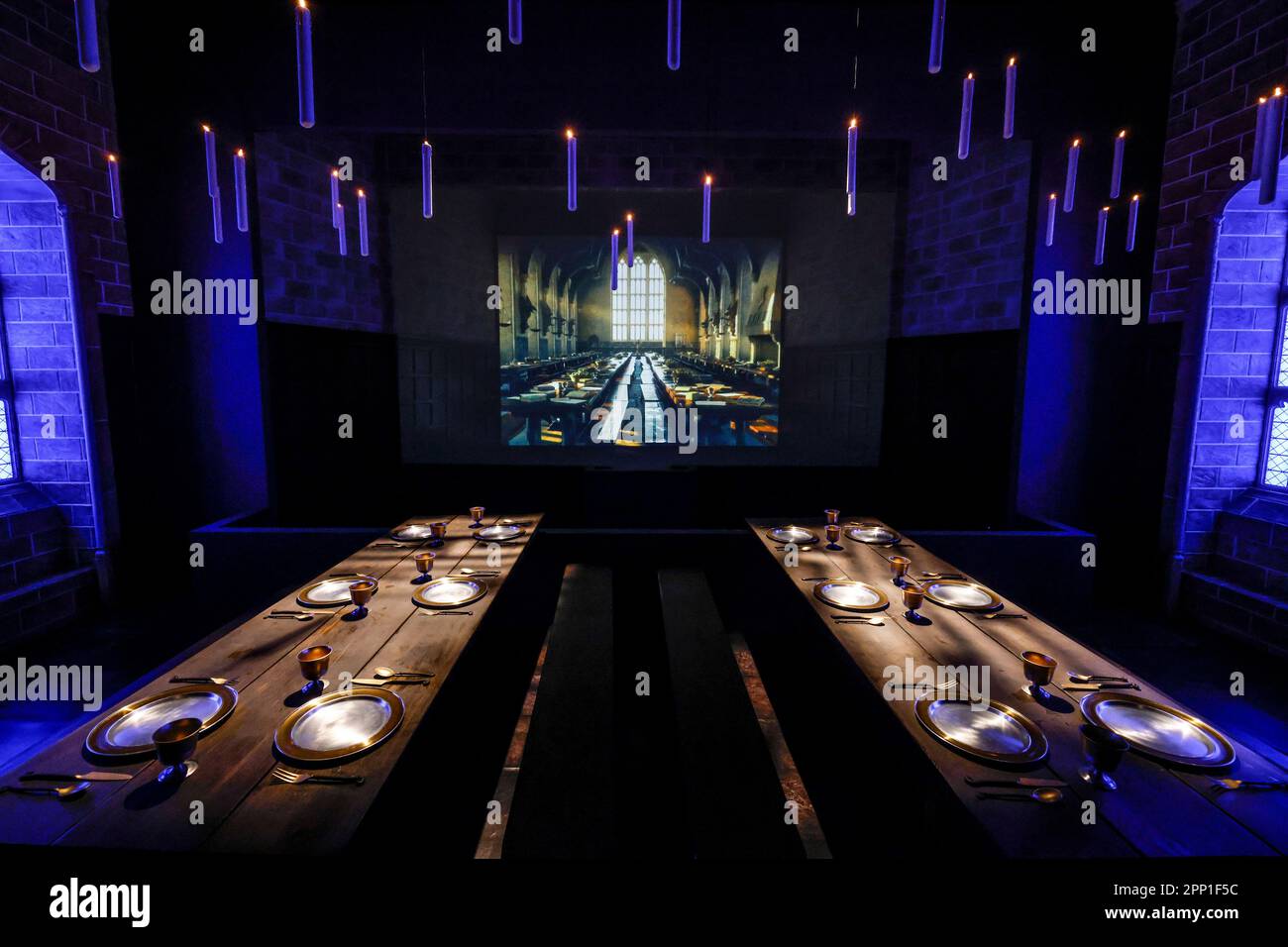 HARRY-POTTER-AUSSTELLUNG IN PARIS Stockfoto