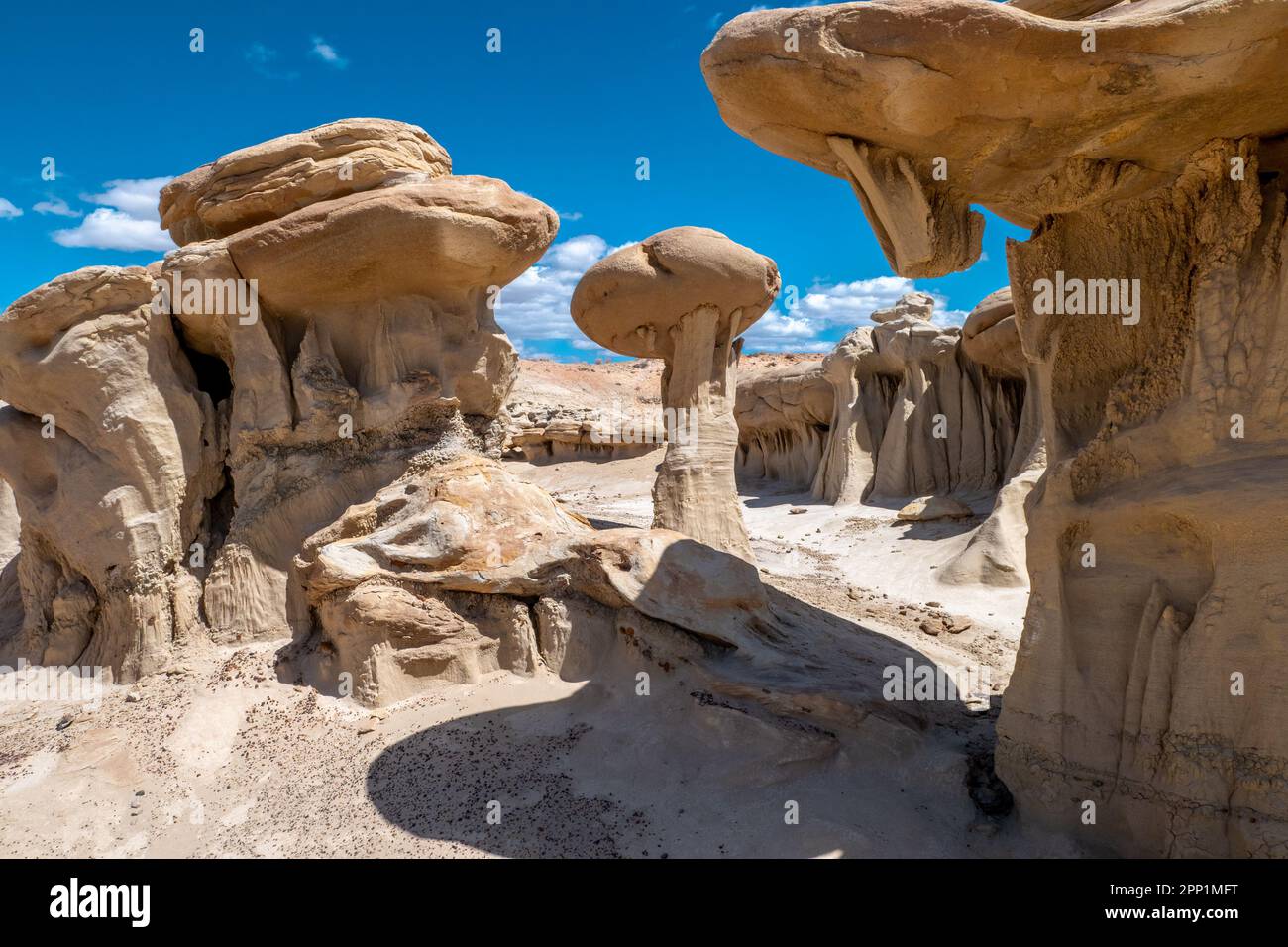 Die Belohnung einer langen Wanderung durch die trockenen Badlands der