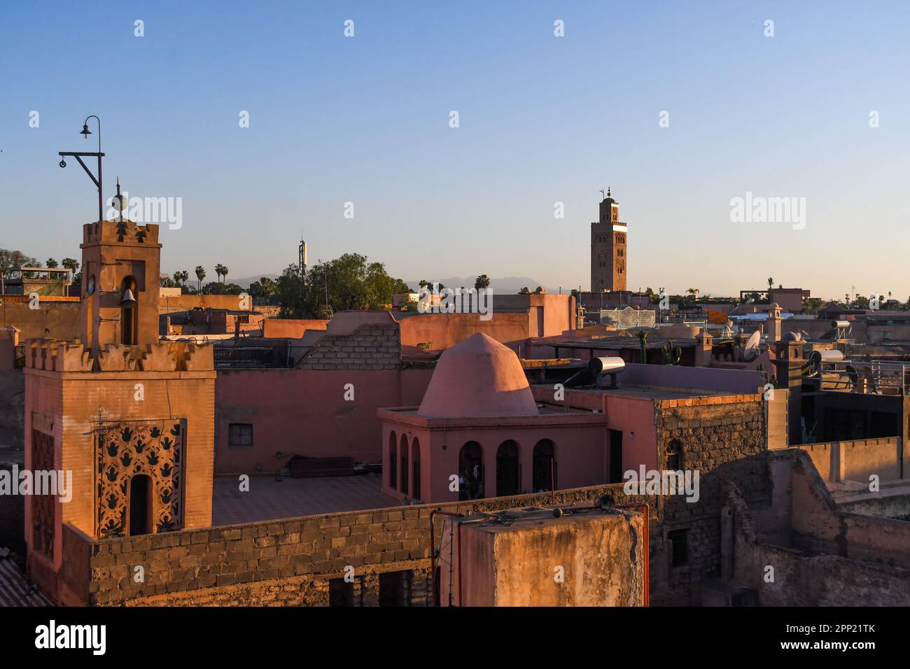 Medina Dachterrasse Stockfoto