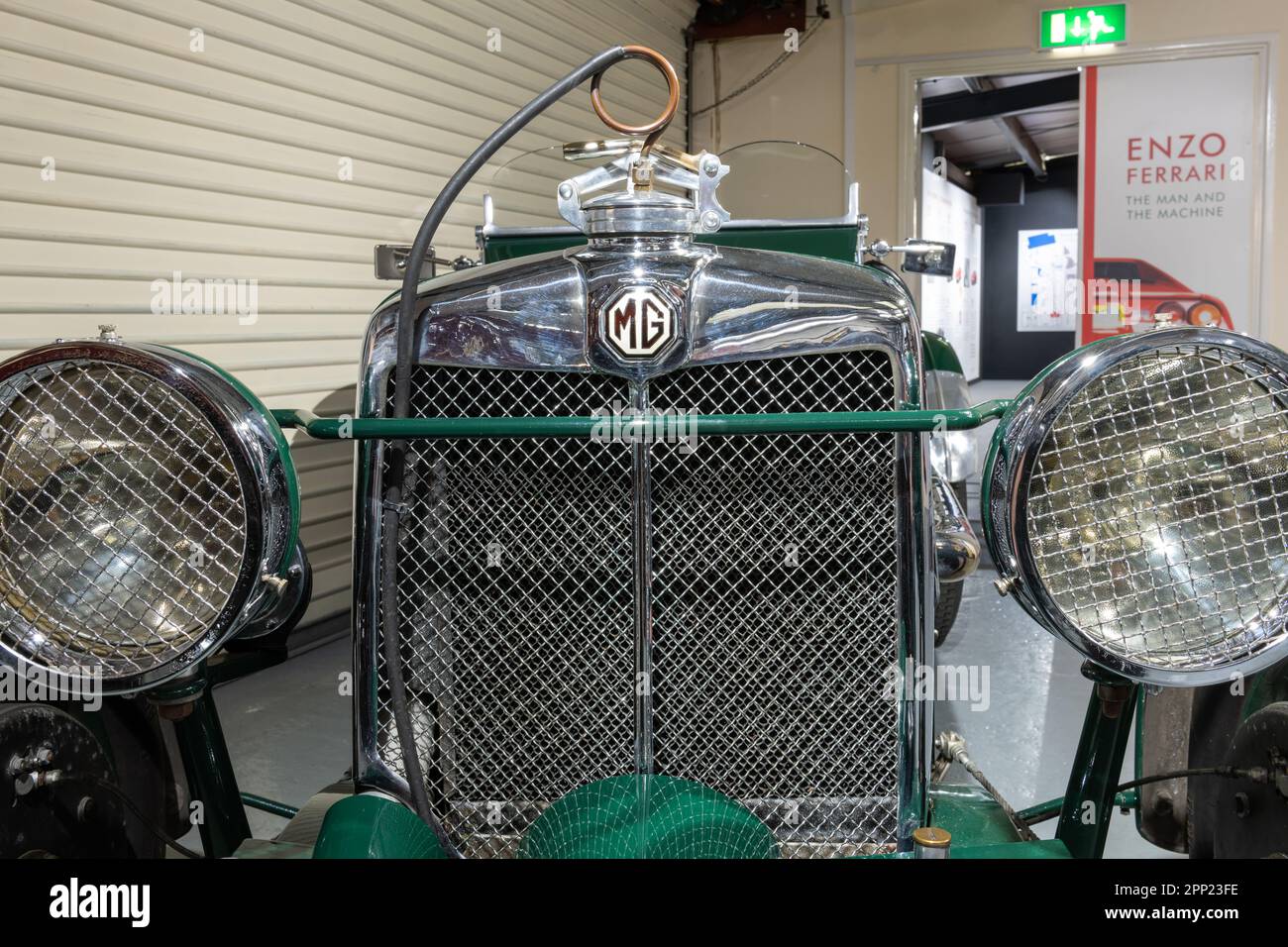 Sparkford.Somerset.United Kingdom.März 26. 2023.Im Haynes Motor Museum in Somerset wird Ein 1930er MG K-Sportwagen aus Mille Miglia ausgestellt Stockfoto