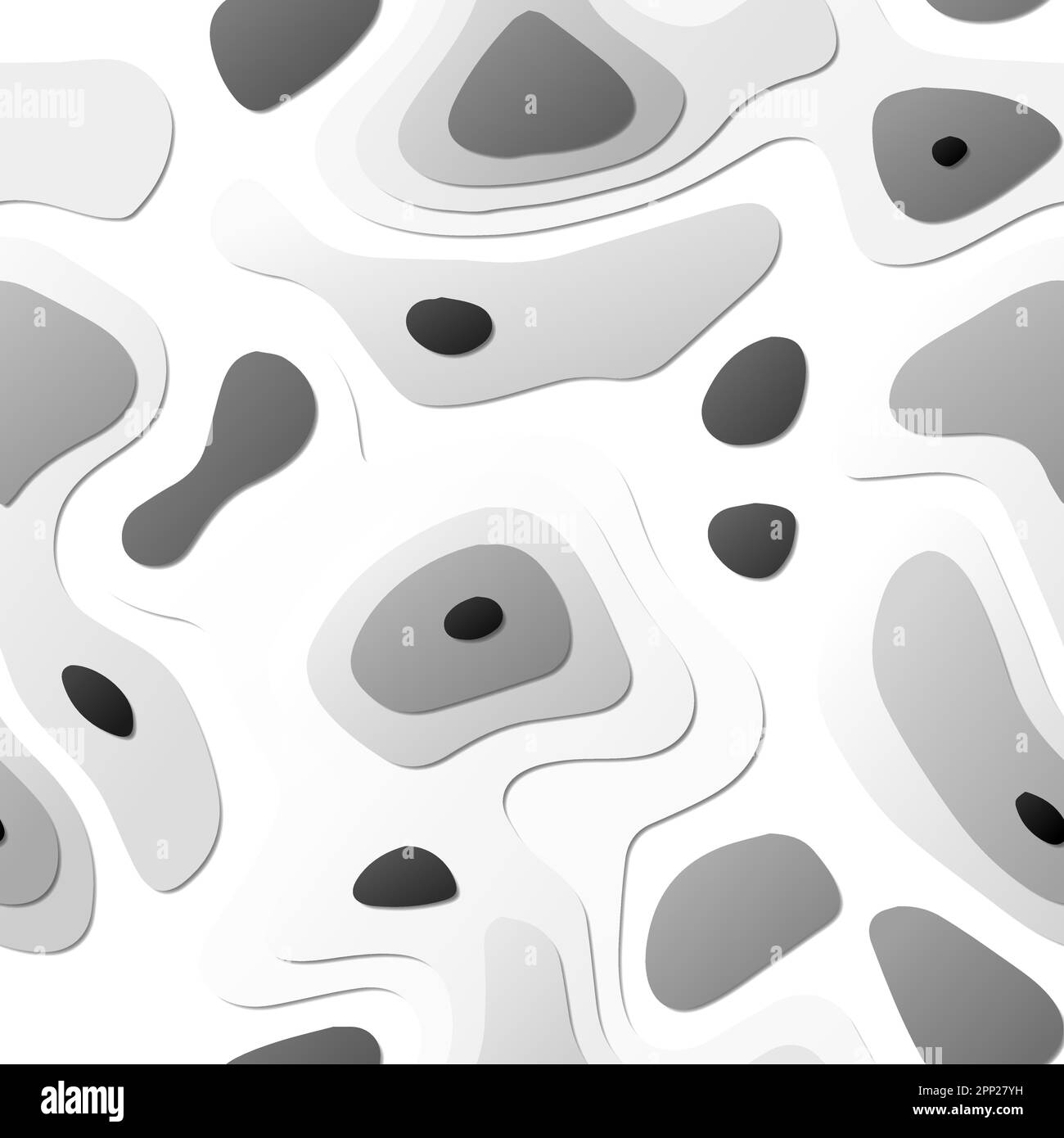 Farbenfrohe abstrakte Ebenen. Hintergrund im PaperCut-Stil. Lebendige 3D-Topographieformen. Erstaunliches Banner, Poster, Broschüre, Vorlage, Flyer-Design. Stock Vektor