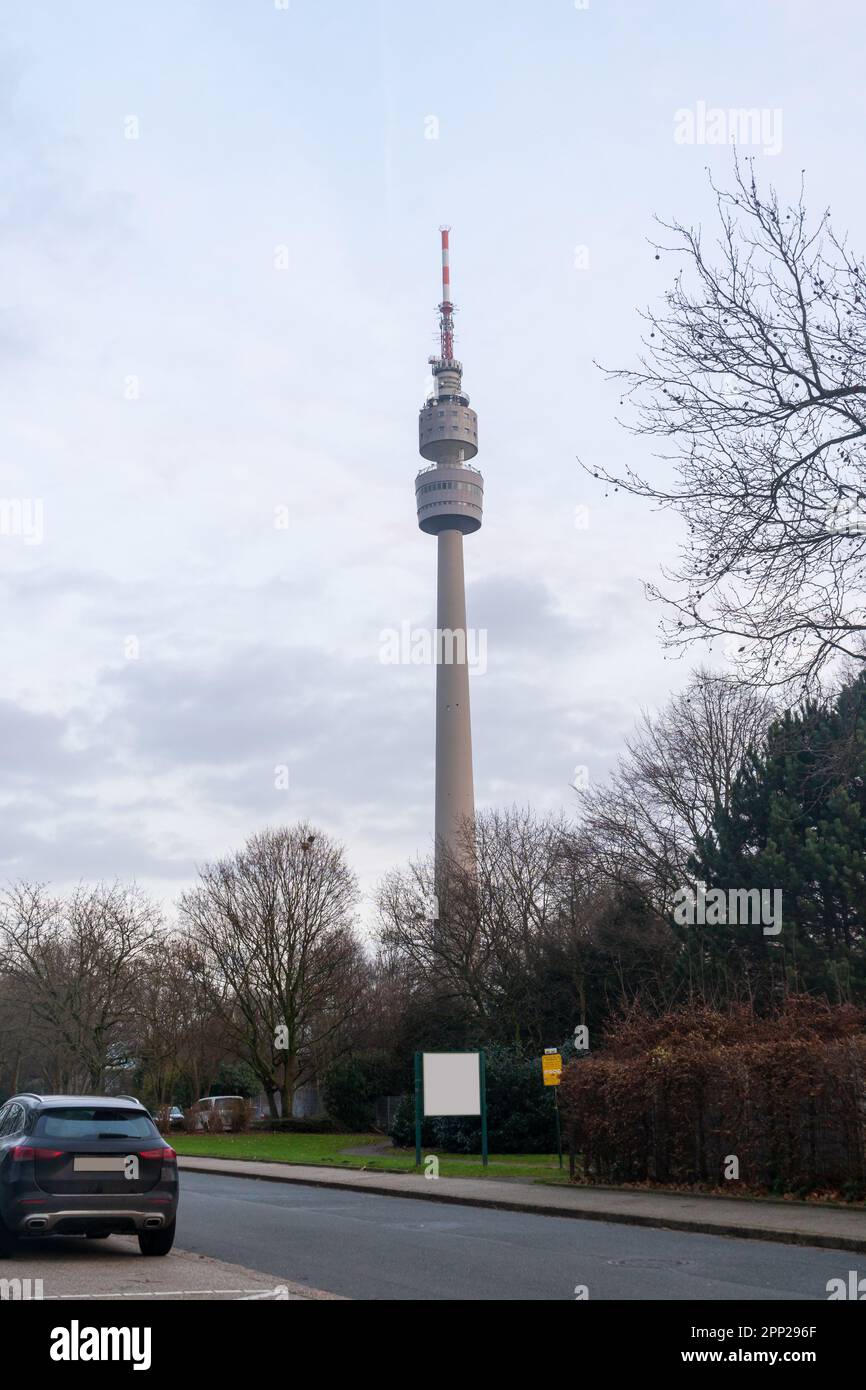 Dortmund, Deutschland - 05. Januar 2023: Florianturm, Florianturm im Westfalenpark Dortmund Stockfoto