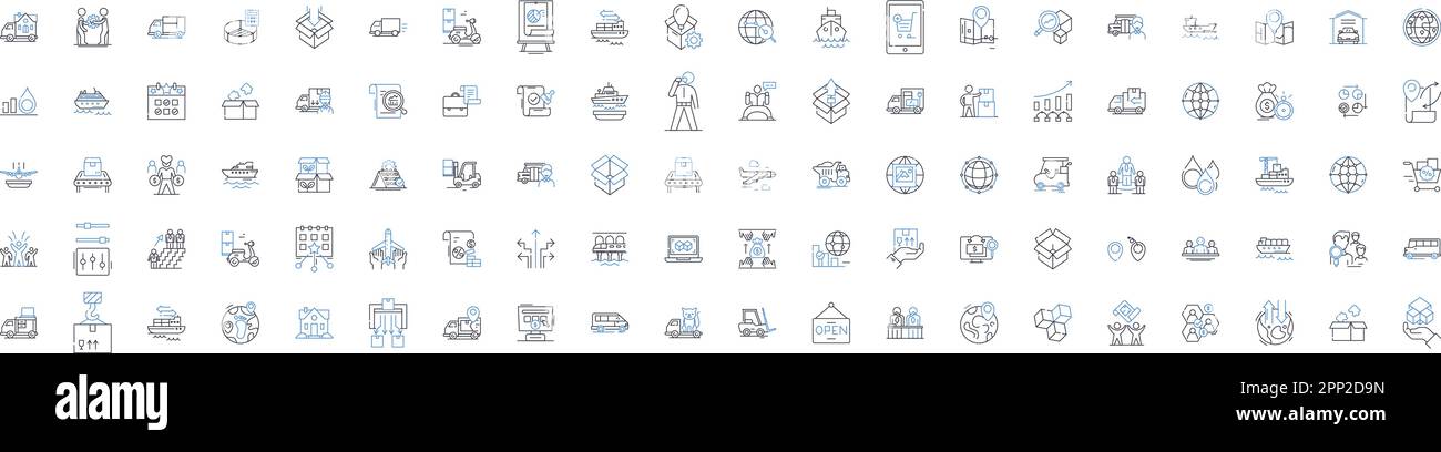 Symbolsammlung für Finanzplanungslinien. Budgetierung, Investition, Risiko, Strategie, Ruhestand, Einsparungen, Schuldenvektor und lineare Darstellung Stock Vektor Symbolsammlung für Finanzplanungslinien. Budgetierung, Investition, Risiko, Strategie, Ruhestand, Einsparungen, Schuldenvektor und lineare Darstellung Stock Vektor
