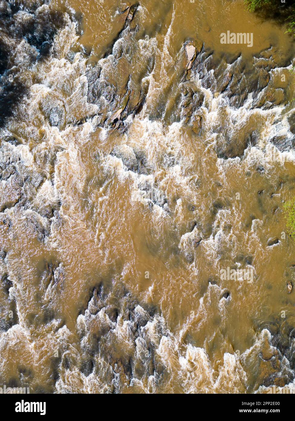 Der Middle Oconee River durchquert Clarke County, Georgia, USA. Stockfoto