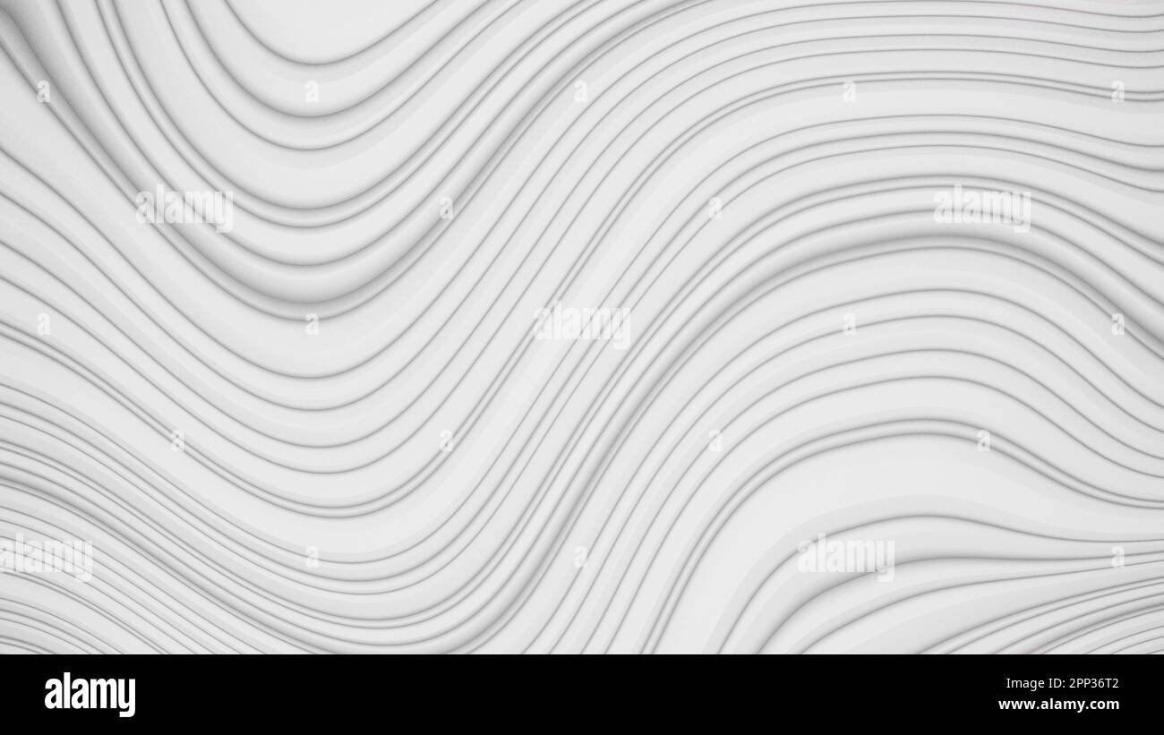 Abstrakter, nahtloser, moderner grauer Hintergrund. 3D-Rendering. Stockfoto