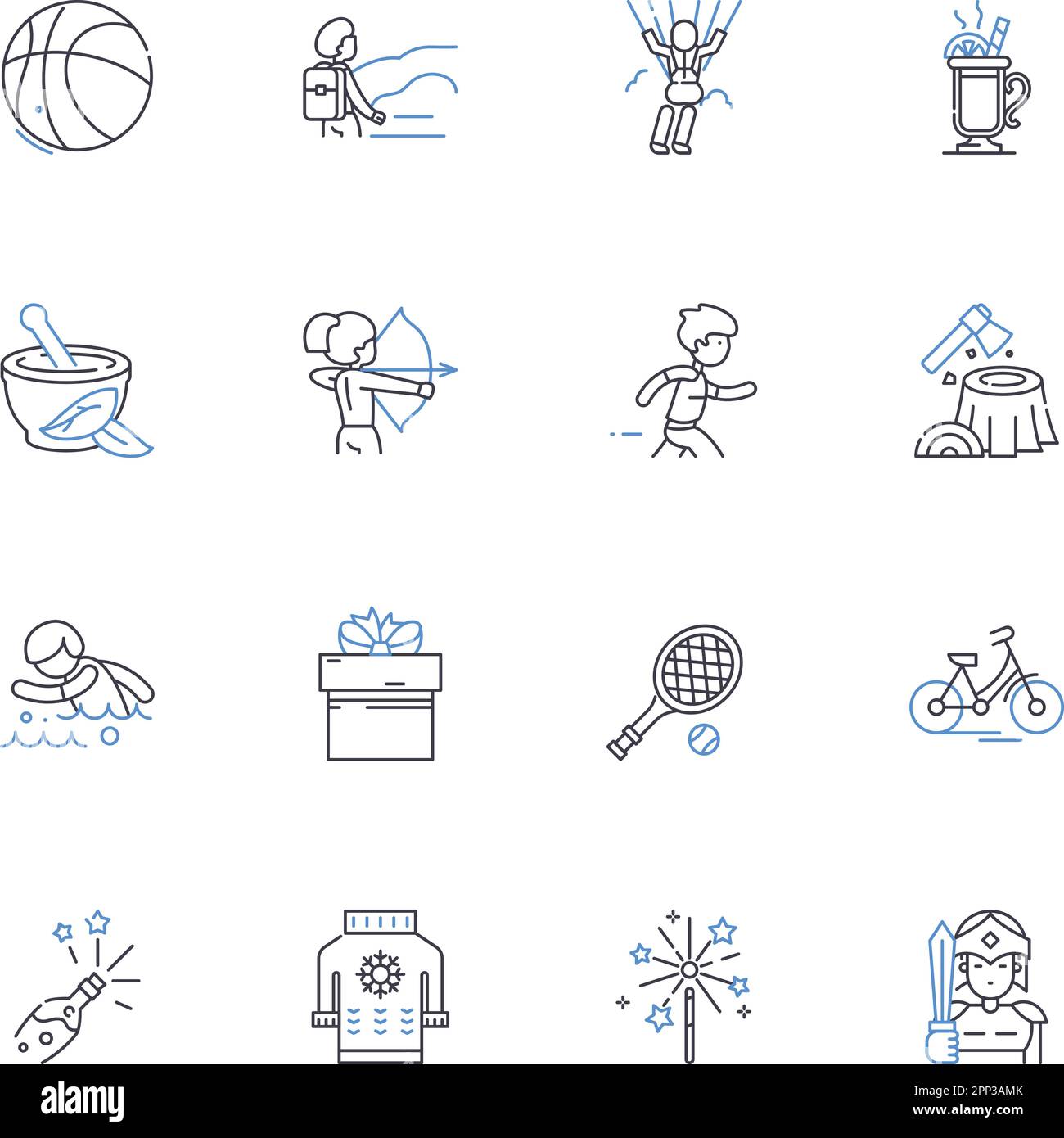 Tourist Economy Line Icons Kollektion. Reisen, Gastfreundschaft, Unterkunft, Tourismus, Souvenirs, Essen, lokaler Vektor und lineare Darstellung Stock Vektor