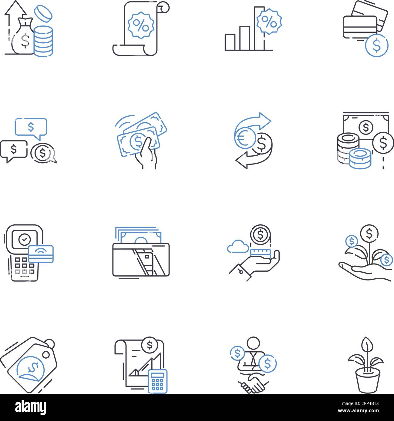 Symbolsammlung für Kundenakquise. Lead-Generierung, Konvertierung, Kundengewinnung, Outreach, Akquisition, Retention, Loyalty Vector und linear Stock Vektor