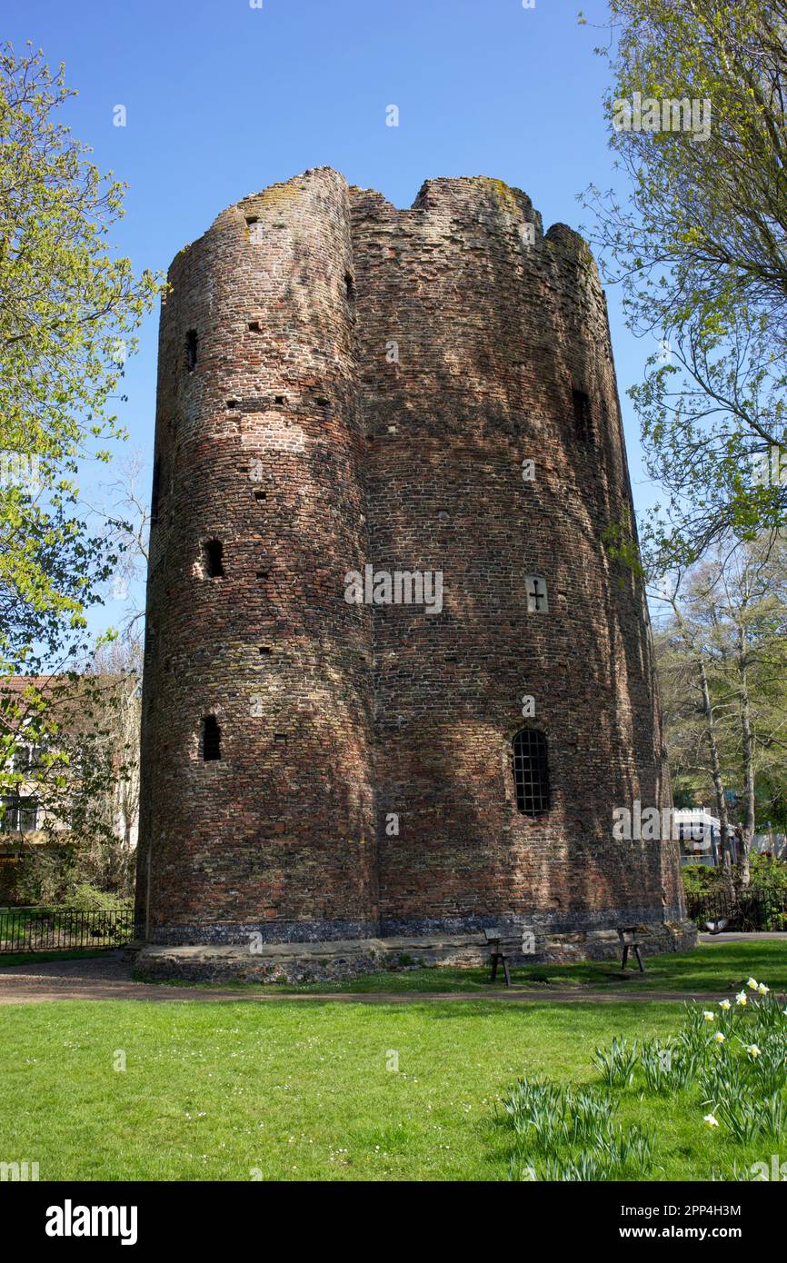 Großbritannien, Norfolk - der Cow Tower, Norwich Stockfoto