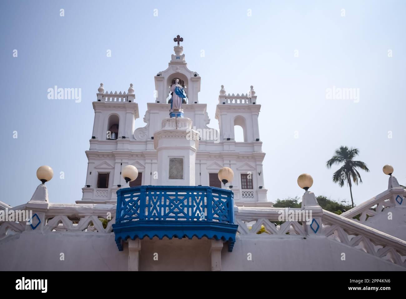 Antike Basilika von Bom Jesus alte goa-Kirche im südlichen Teil Indiens, Basilika von Bom Jesus in Old Goa, die Hauptstadt von Goa in den frühen Tagen Stockfoto