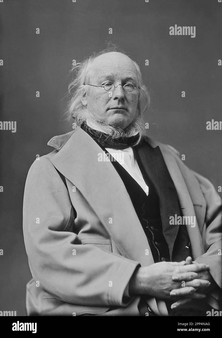 Horace Greeley. Ca 1860-1865 Stockfoto