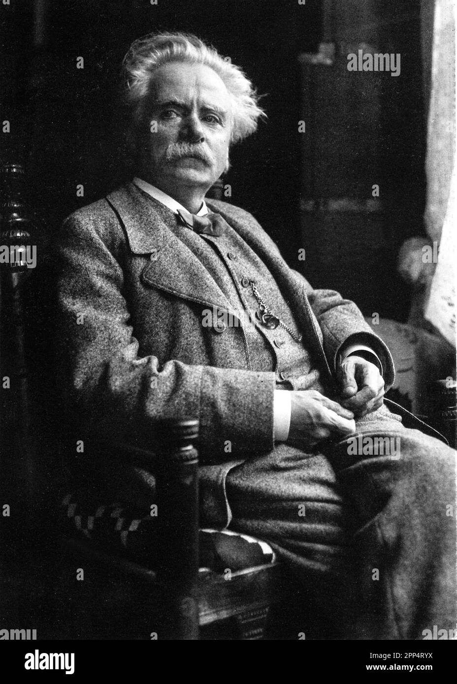 Edvard Grieg. 25. Juli 1907 | Troldhaugen (Bergen) Stockfoto