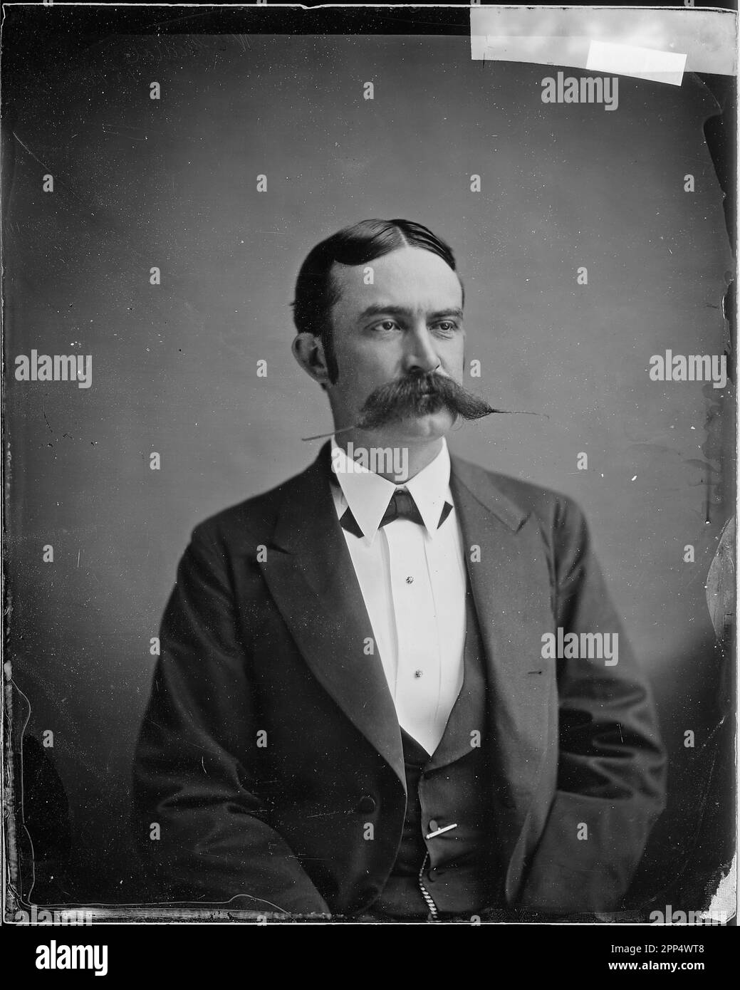 Unbekannter Mann. Während des amerikanischen Bürgerkriegs. Mathew Brady Studio Stockfoto