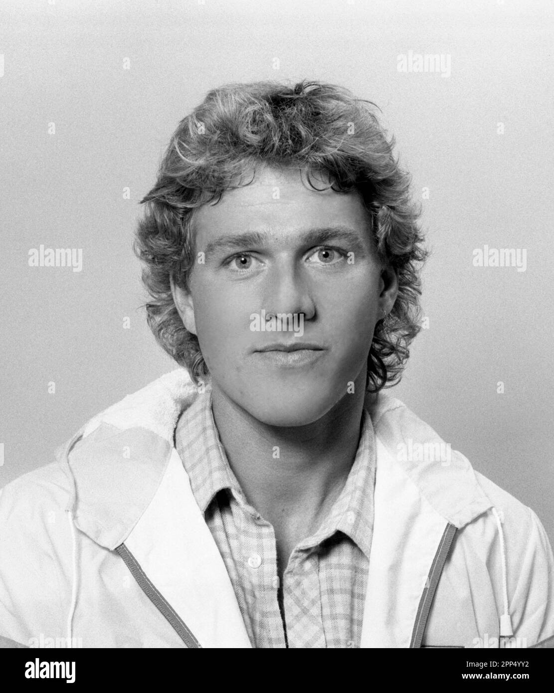 ARNE HOLM schwedischer Leichtathlet in der Nationalmannschaft mit Dreifachsprung Stockfoto