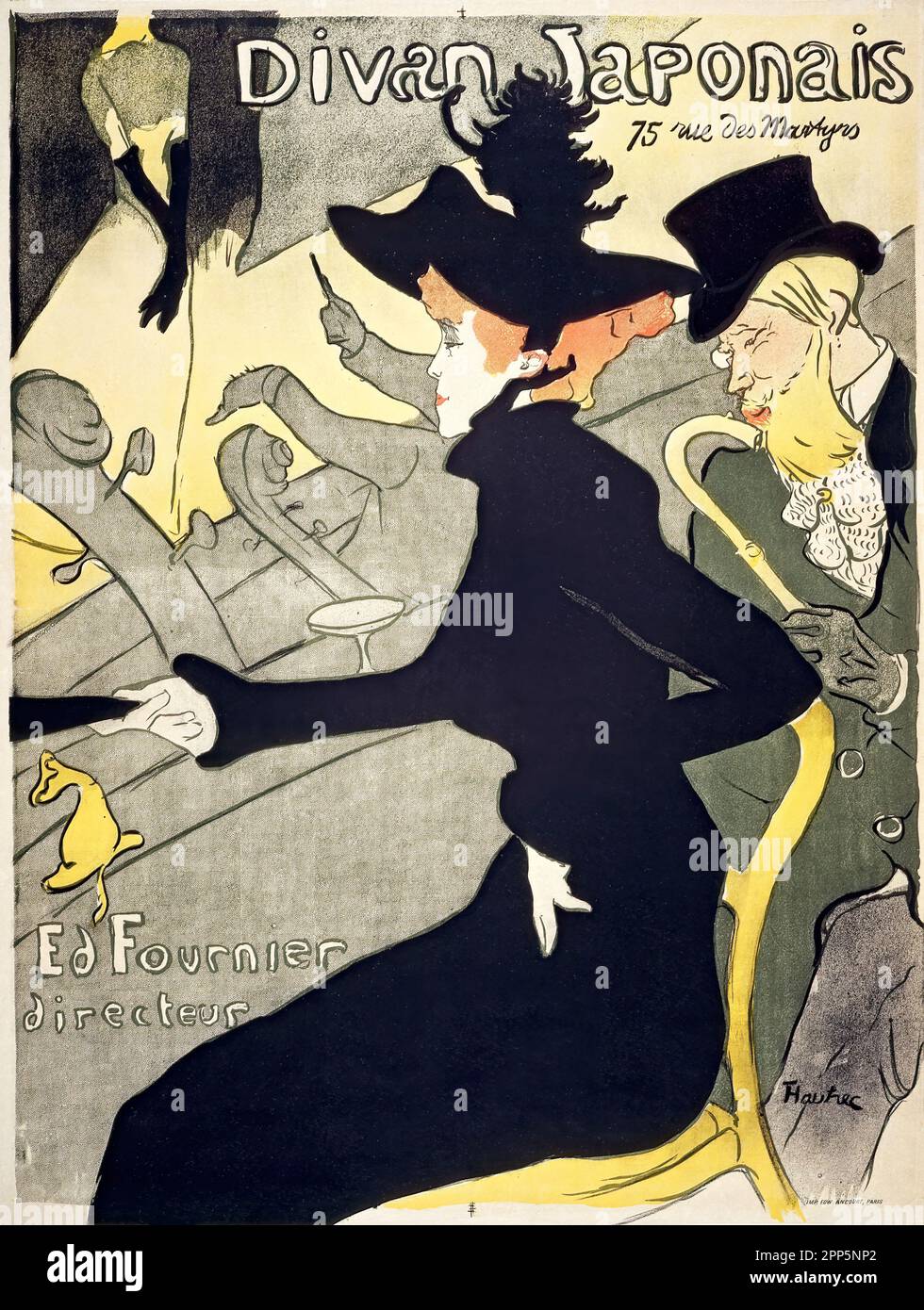 Henri de Toulouse-Lautrec-Divan Japonais Stockfoto